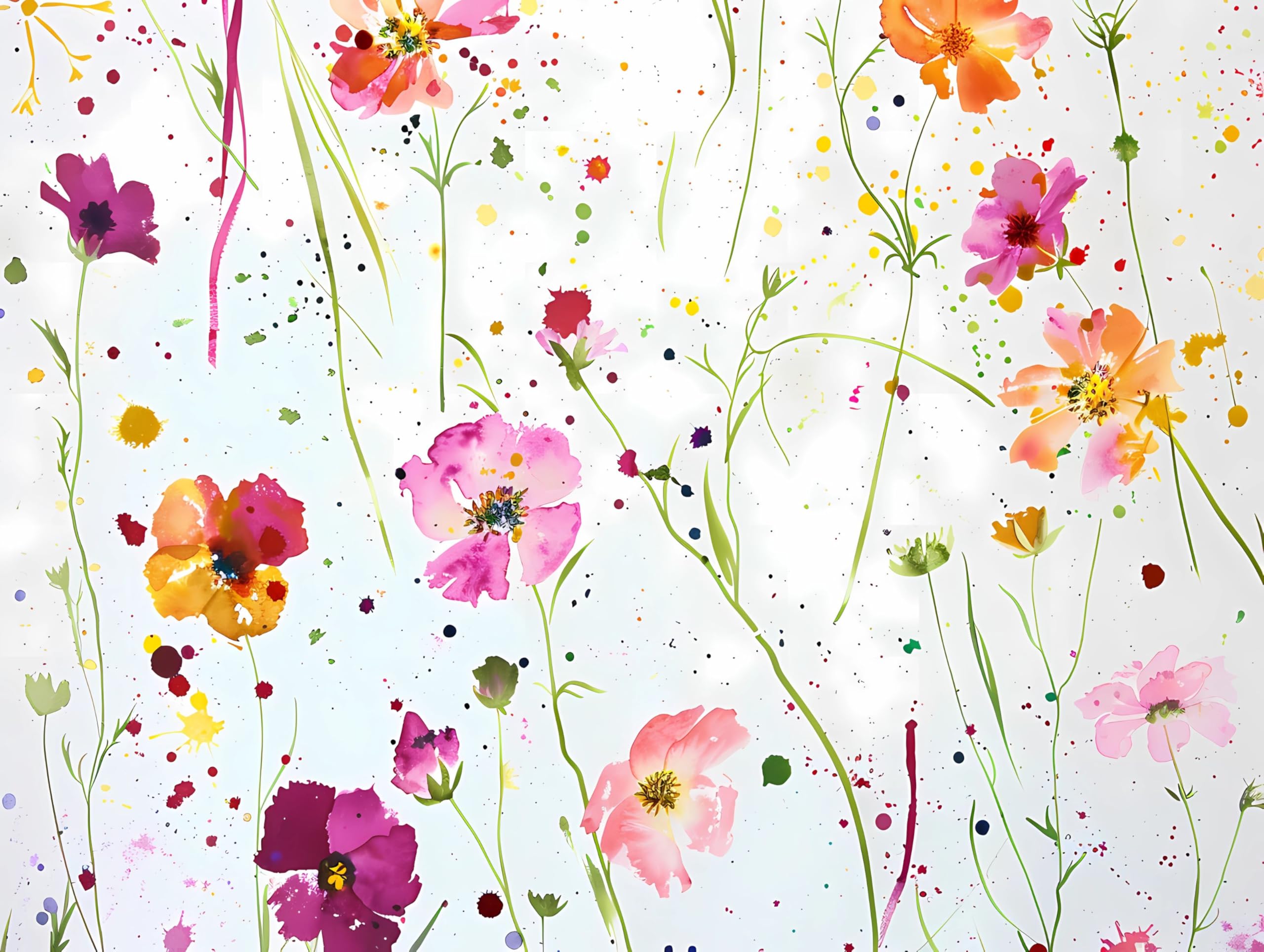 Abstract Flora Rice Papers – Decoupage Paper 6x Designs for Collage, Mixed Media, Card Making & Crafts, Decoupage by CRAFT KREATIVELY