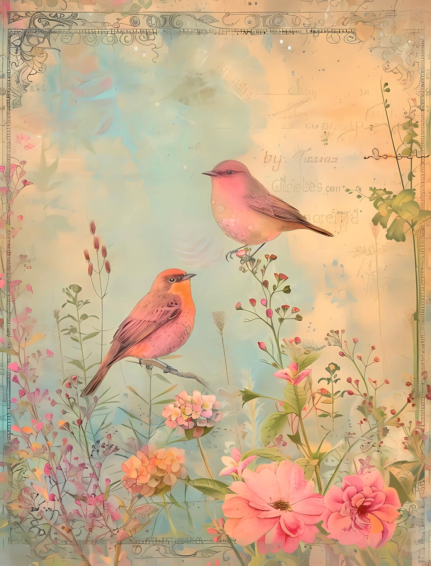Decoupage Rice Paper, 20 x 26.5cm(6 Sheets) – 6x Decoupage Papers for Collage, Mixed Media, Card Making & Crafts, Decoupage by CRAFT KREATIVELY