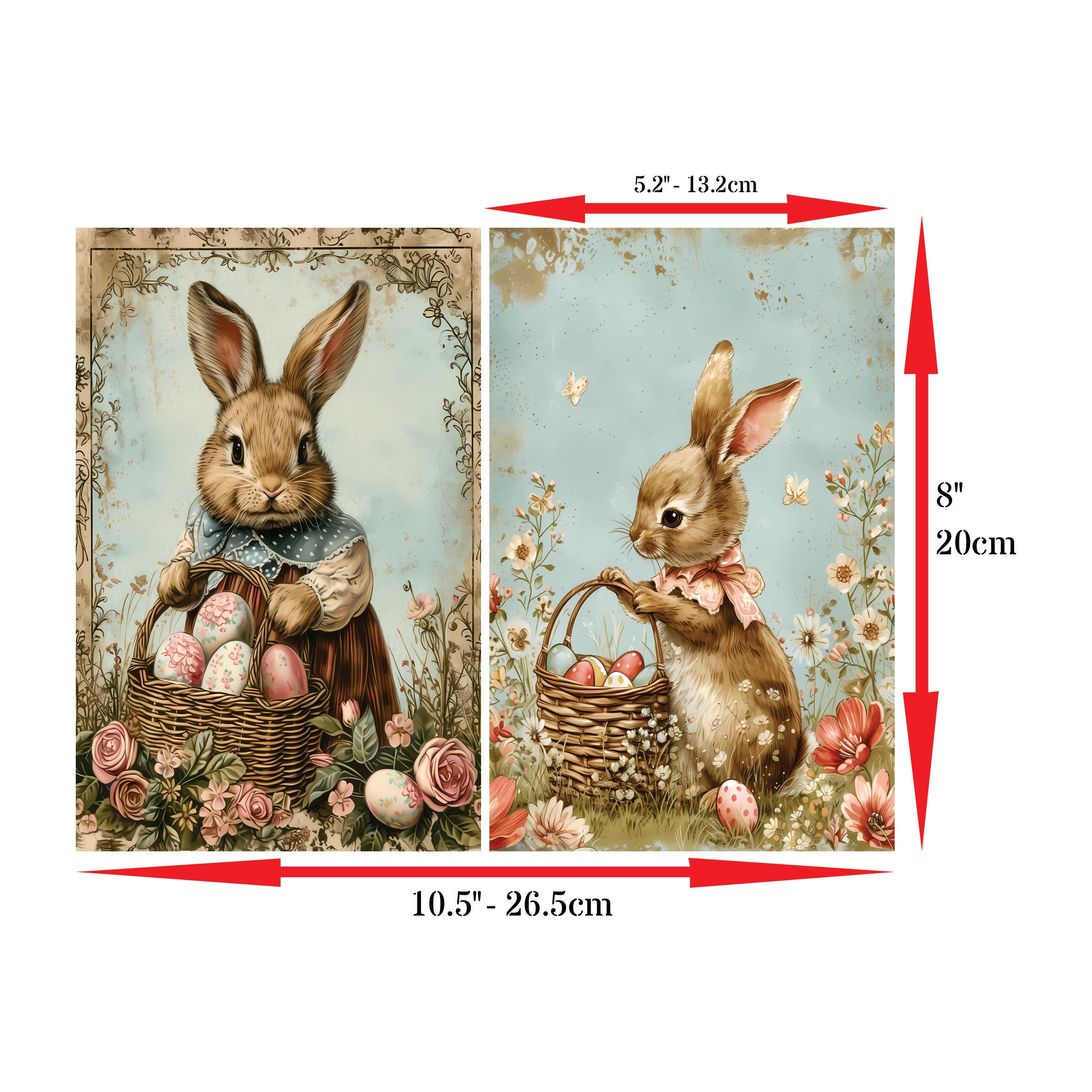 Decoupage Rice Papers - 6 Pieces | 12 Unique Designs | Versatile Decoupage Designs for Art Projects & Crafting by CRAFT KREATIVELY