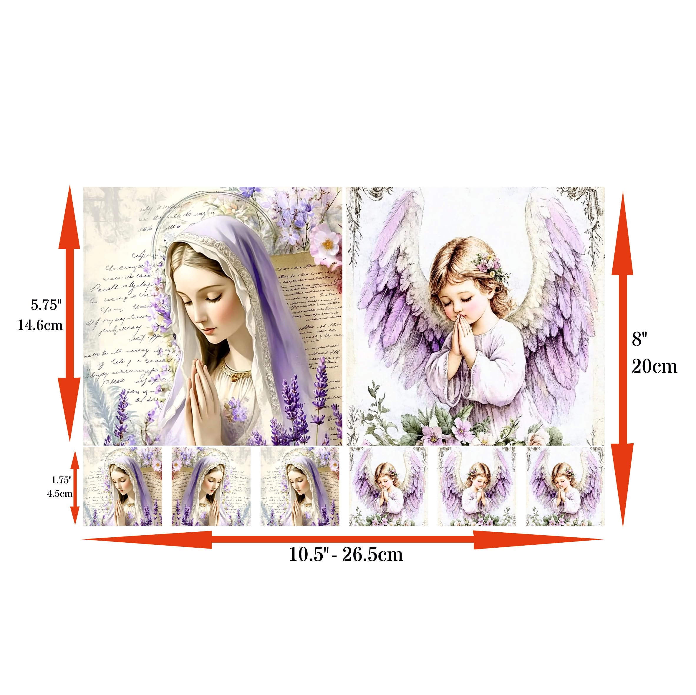 Christian Rice Papers – Decoupage Paper Design for Furniture, Mixed Media, Cards & Crafts, Decoupage by CRAFT KREATIVELY