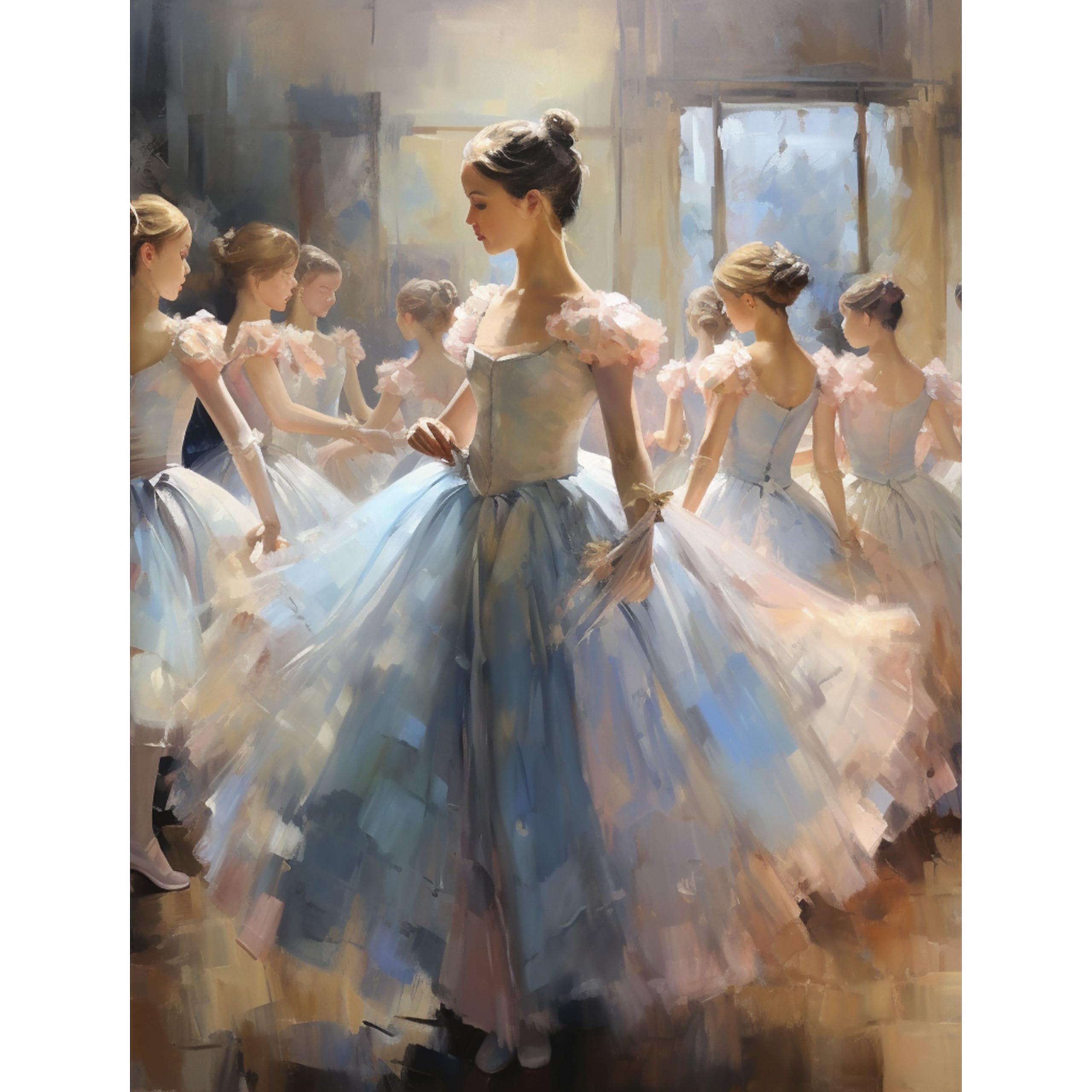 Decoupage Rice Paper, 20 x 26.5cm (6 Sheets) – 6x Decoupage Ballet Papers for Collage, Mixed Media, Card Making & Crafts, Decoupage by CRAFT KREATIVELY