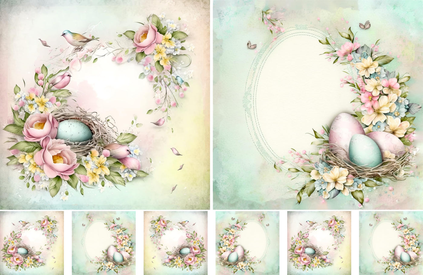 Decoupage Rice Papers - 4 Pages | 8 Unique Designs | Versatile Christmas Designs for Art Projects & Crafting by CRAFT KREATIVELY