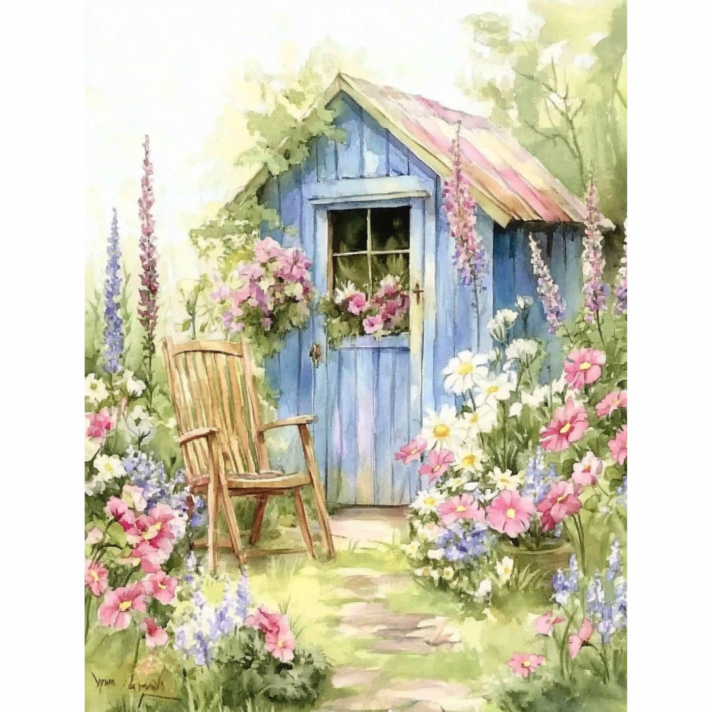 Decoupage Rice Paper, 20 x 26.5cm(6 Sheets) – 6x Decoupage Papers for Collage, Mixed Media, Card Making & Crafts, Decoupage by CRAFT KREATIVELY
