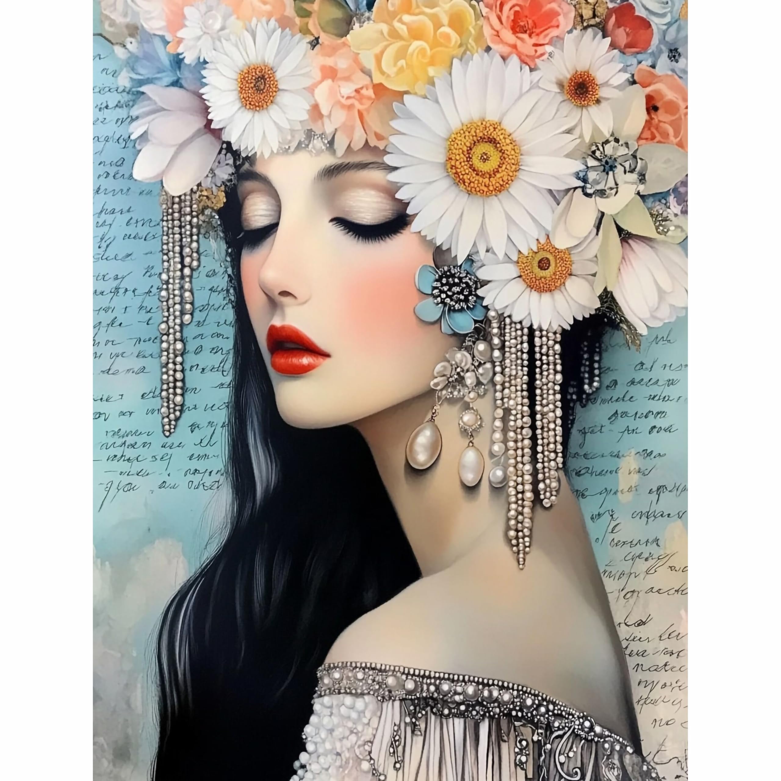 Decoupage Rice Paper, 20 x 26.5cm (6 Sheets) – 6x Decoupage Beauty Papers for Collage, Mixed Media, Card Making & Crafts, Decoupage by CRAFT KREATIVELY