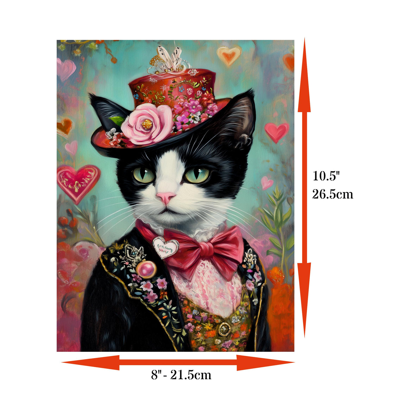 Decoupage Rice Papers - 6 Pieces | 6 Unique Designs | Versatile Decoupage Designs for Art Projects & Crafting by CRAFT KREATIVELY (Cats)