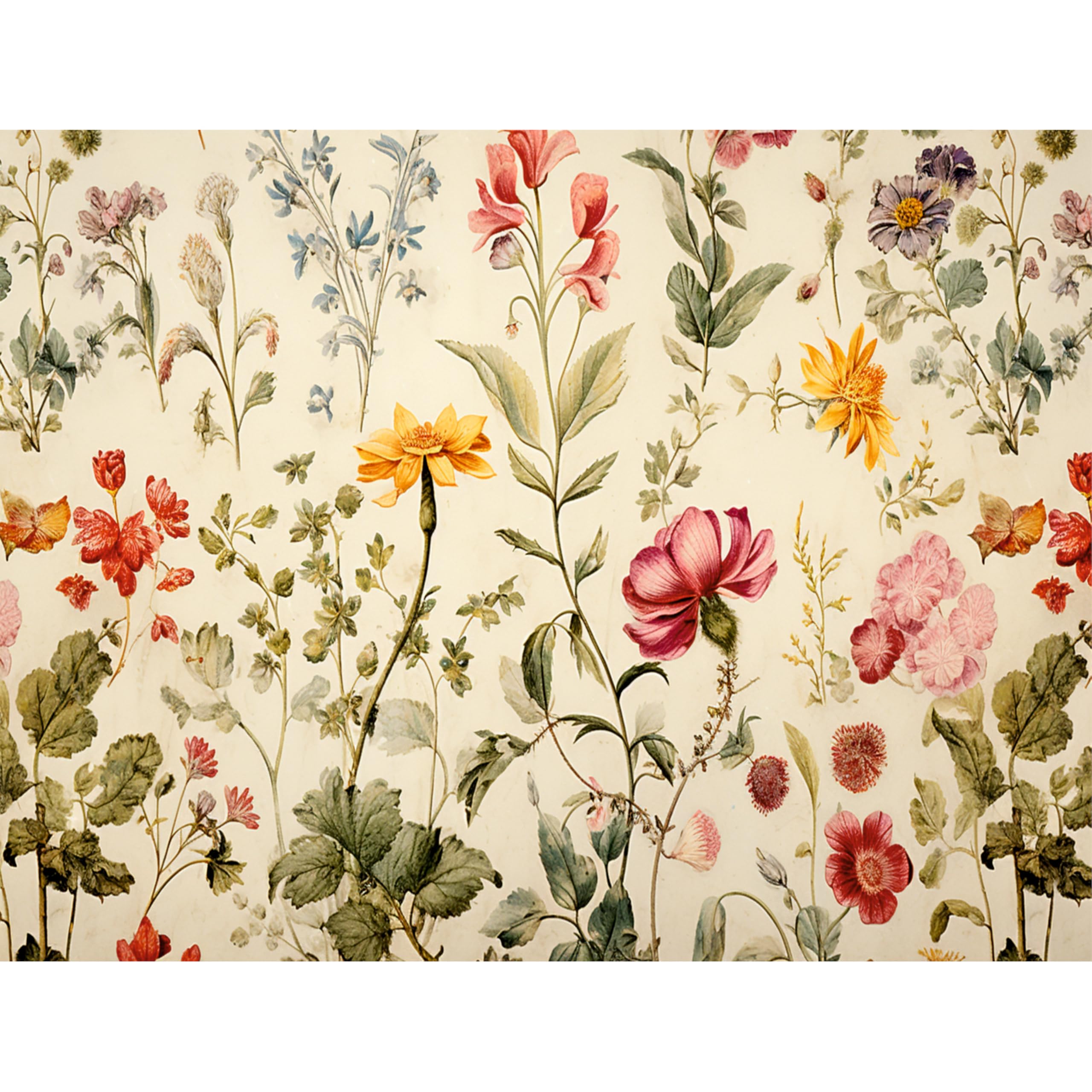 Decoupage Rice Paper, 8 x 10.5” (A4) – 9 Pages – 18 Coordinated Designs – Premium 30gsm Craft Paper for Furniture, Scrapbooking & DIY Décor by Craft Kreatively