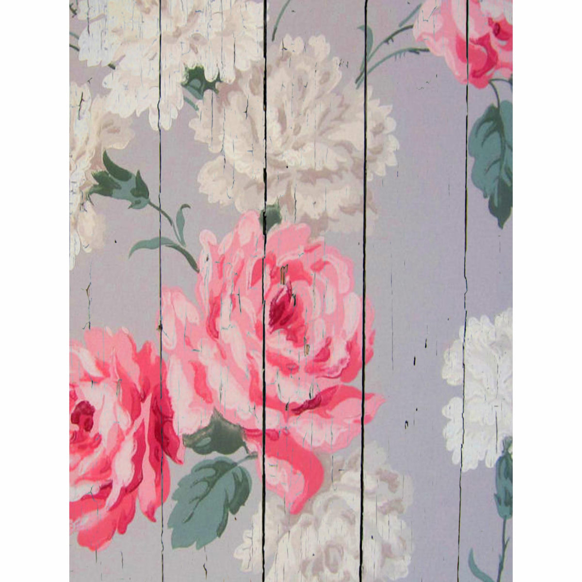 Floral Wood Theme Mulberry Rice Paper, 20.32 x 26.67 cm - 6 Unique Printed Mulberry Paper Images 30gsm Visible Fibres for Decoupage Crafts Mixed Media Collage Art