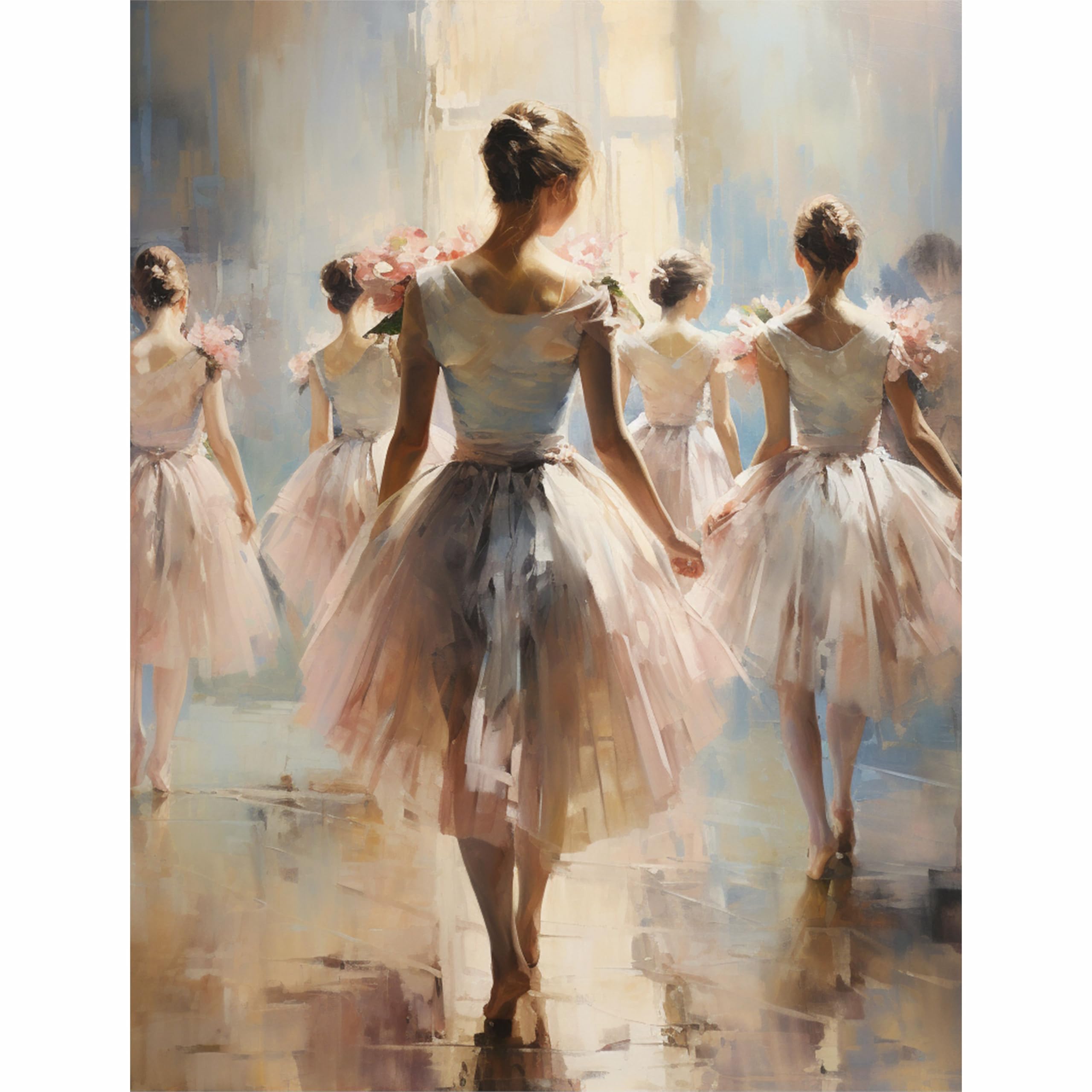 Decoupage Rice Paper, 20 x 26.5cm (6 Sheets) – 6x Decoupage Ballet Papers for Collage, Mixed Media, Card Making & Crafts, Decoupage by CRAFT KREATIVELY