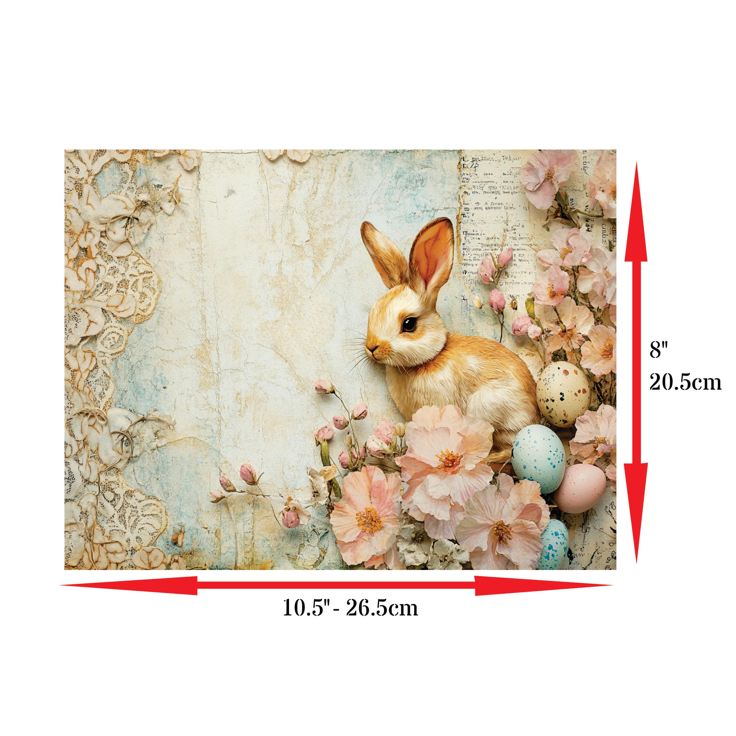 Decoupage Rice Papers - 6 Pieces | 6 Unique Designs | Versatile Decoupage Designs for Art Projects & Crafting by CRAFT KREATIVELY