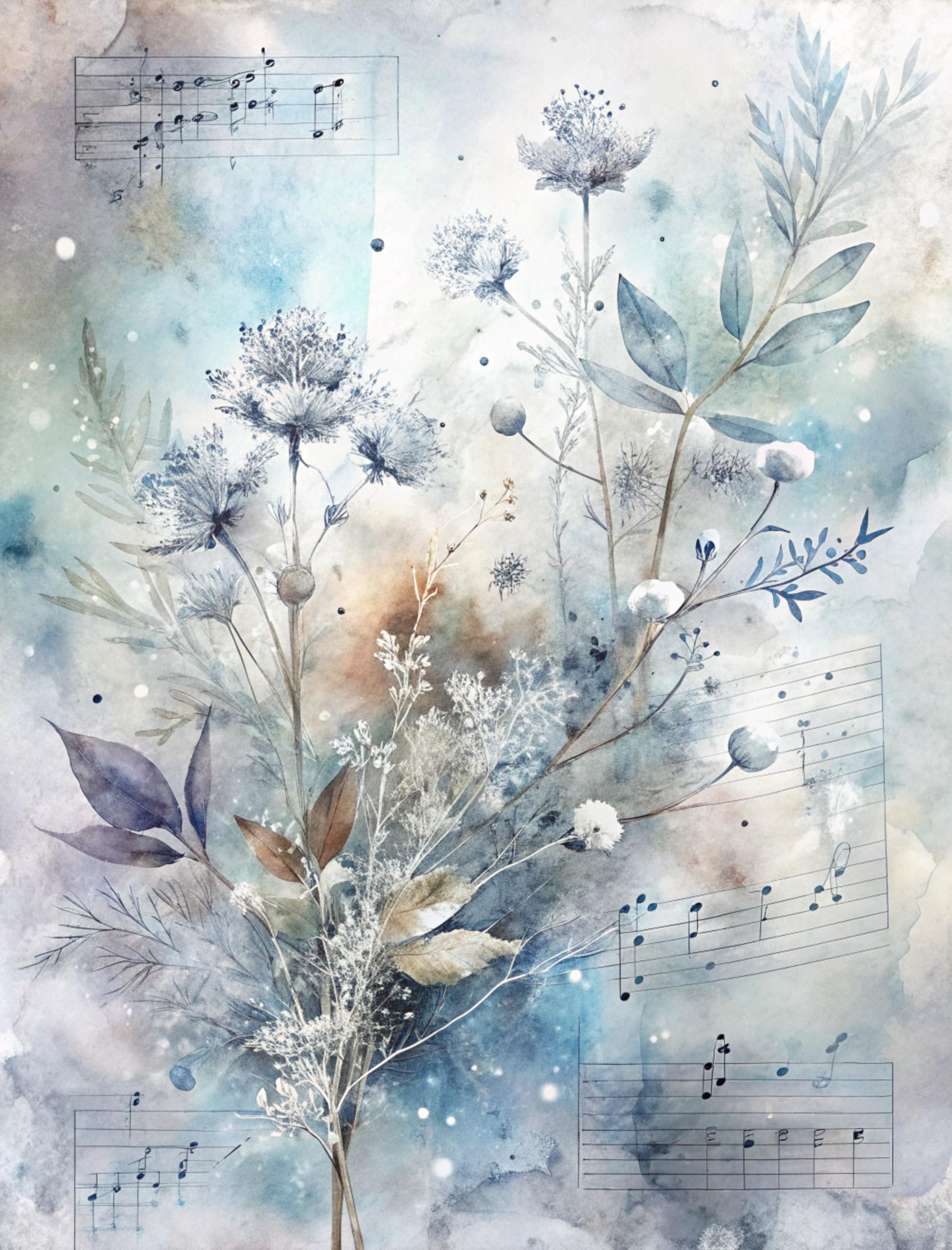 Decoupage Rice Papers - 6 Pieces | 6 Unique Designs | Versatile Decoupage Designs for Art Projects & Crafting by CRAFT KREATIVELY