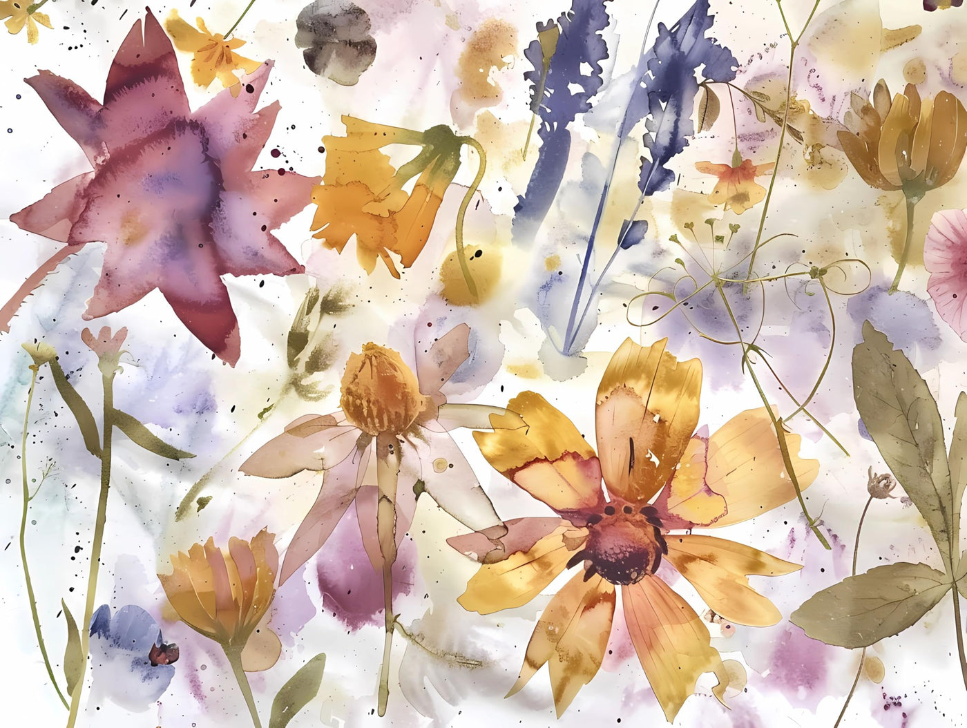 Abstract Flora Rice Papers – Decoupage Paper 6x Designs for Collage, Mixed Media, Card Making & Crafts, Decoupage by CRAFT KREATIVELY