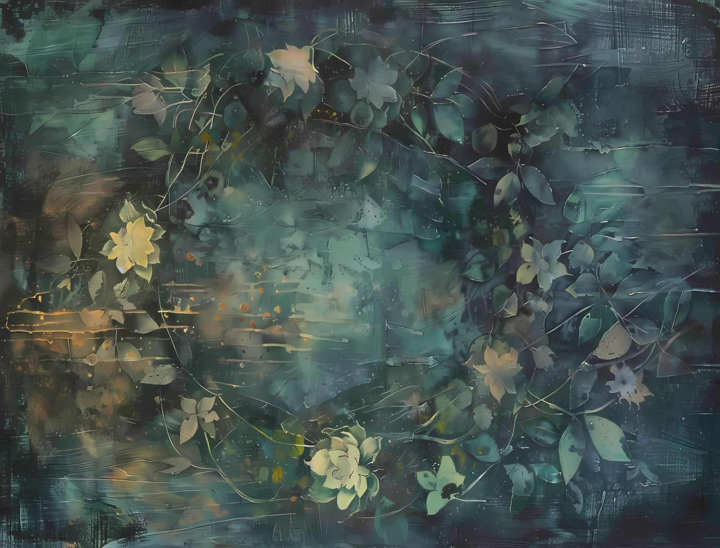 Abstract Flora Rice Papers – Decoupage Paper 6x Designs for Collage, Mixed Media, Card Making & Crafts, Decoupage by CRAFT KREATIVELY