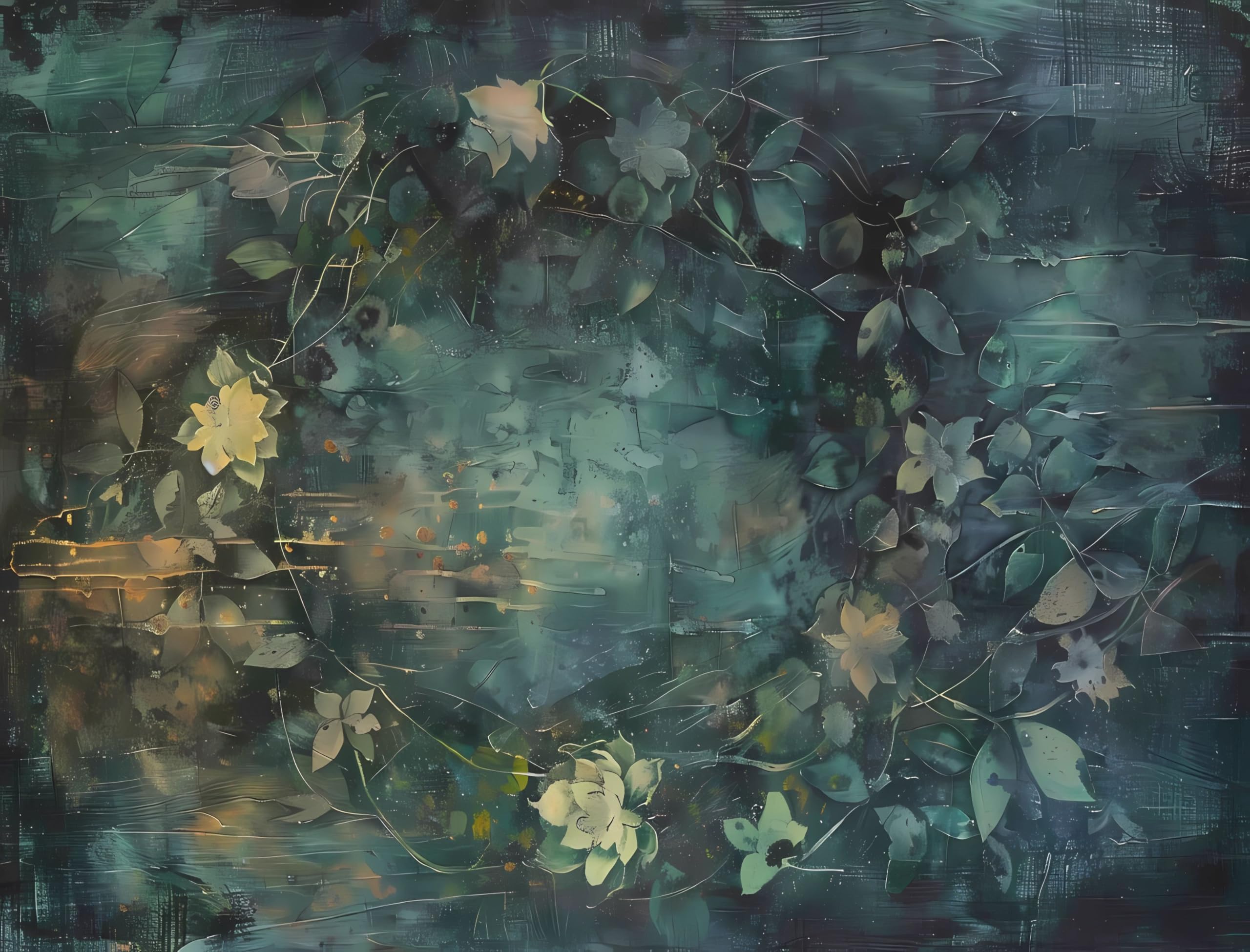 Abstract Flora Rice Papers – Decoupage Paper 6x Designs for Collage, Mixed Media, Card Making & Crafts, Decoupage by CRAFT KREATIVELY