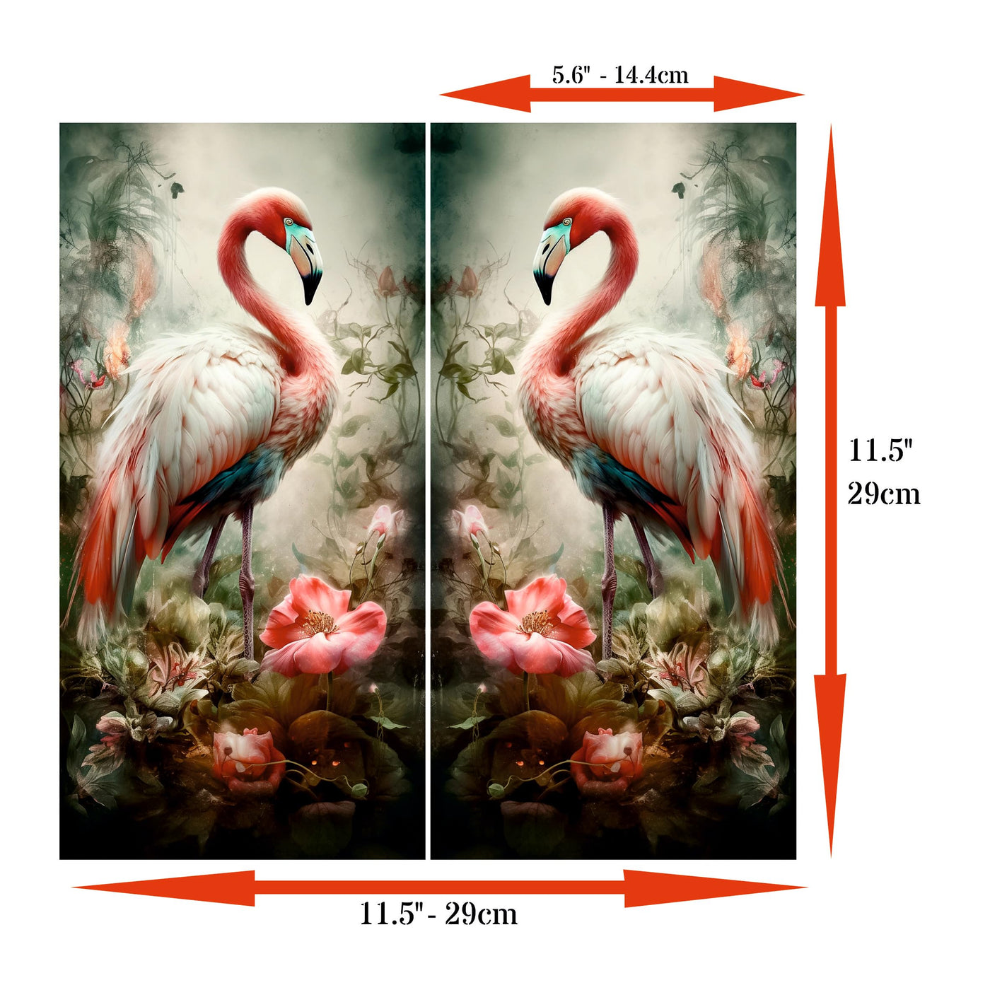 Decoupage Rice Paper, 29 x 29cm (2 sheets) - 3x images for Furniture Poster Craft Decoupage by CRAFT KREATIVELY