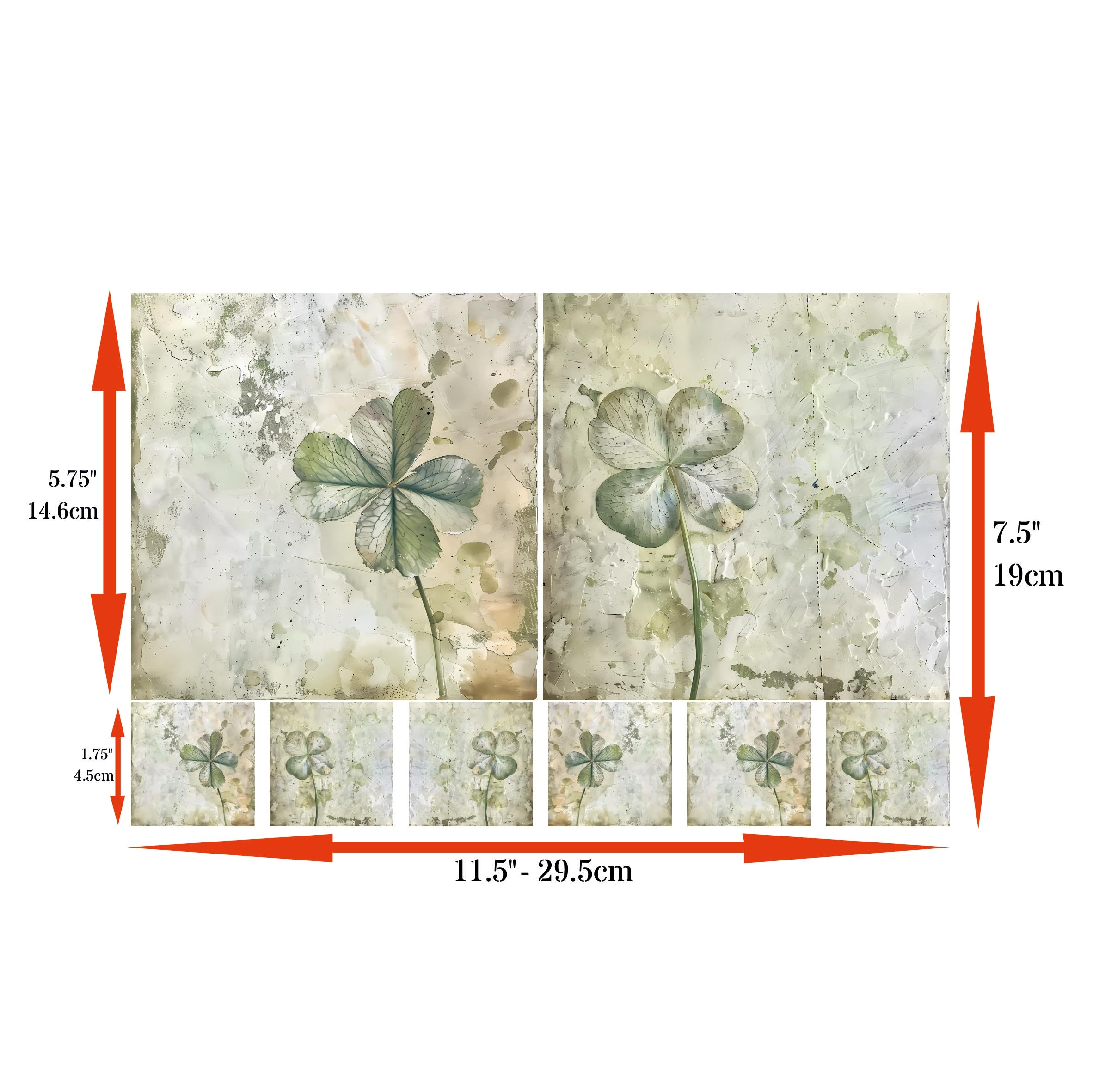 Decoupage Rice Papers - 4 Sheets | 8 Unique Designs | Versatile Christmas Designs for Art Projects & Crafting by CRAFT KREATIVELY