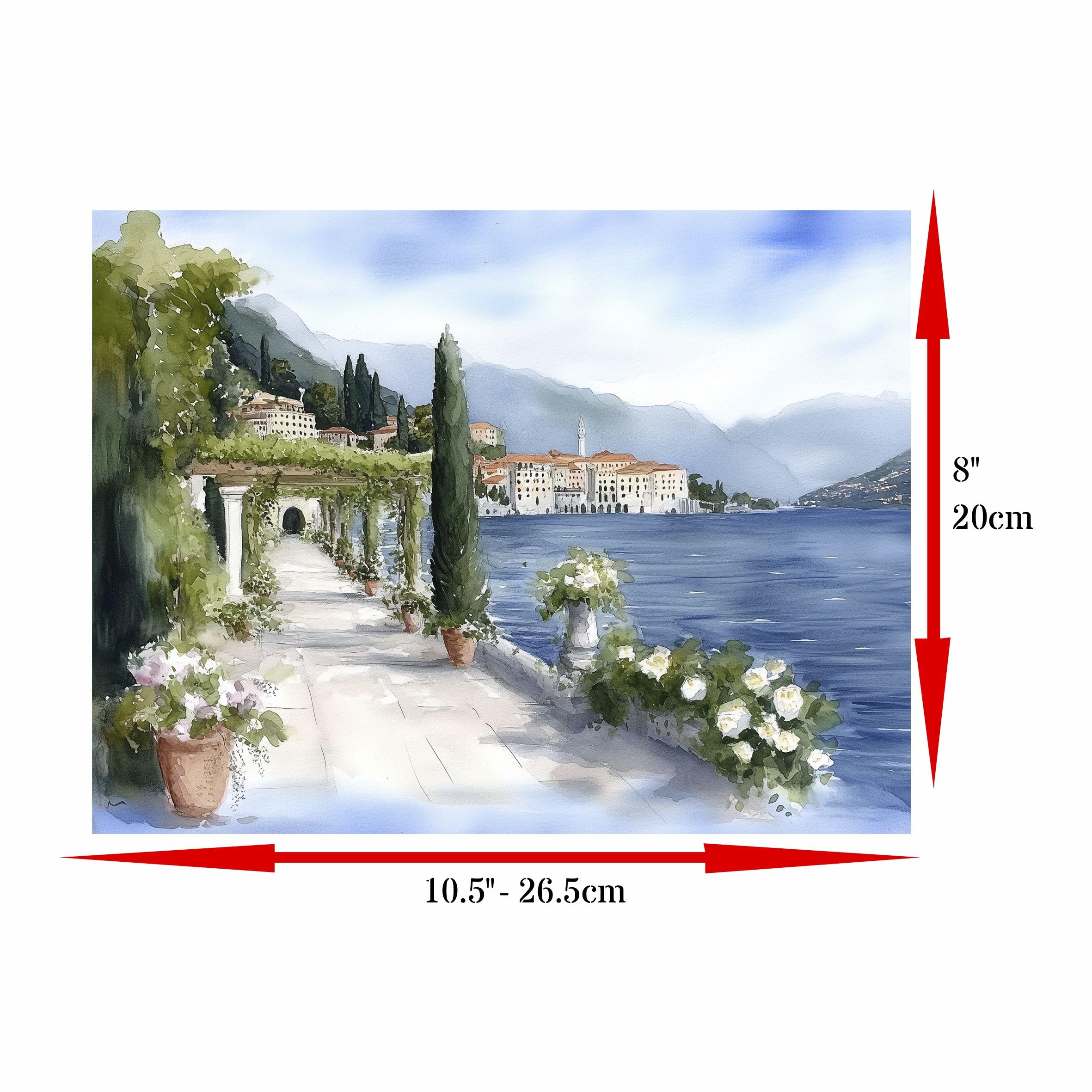 Decoupage Rice Paper, 20 x 26.5cm(6 Sheets) – 6x Decoupage Papers for Collage, Mixed Media, Card Making & Crafts, Decoupage by CRAFT KREATIVELY