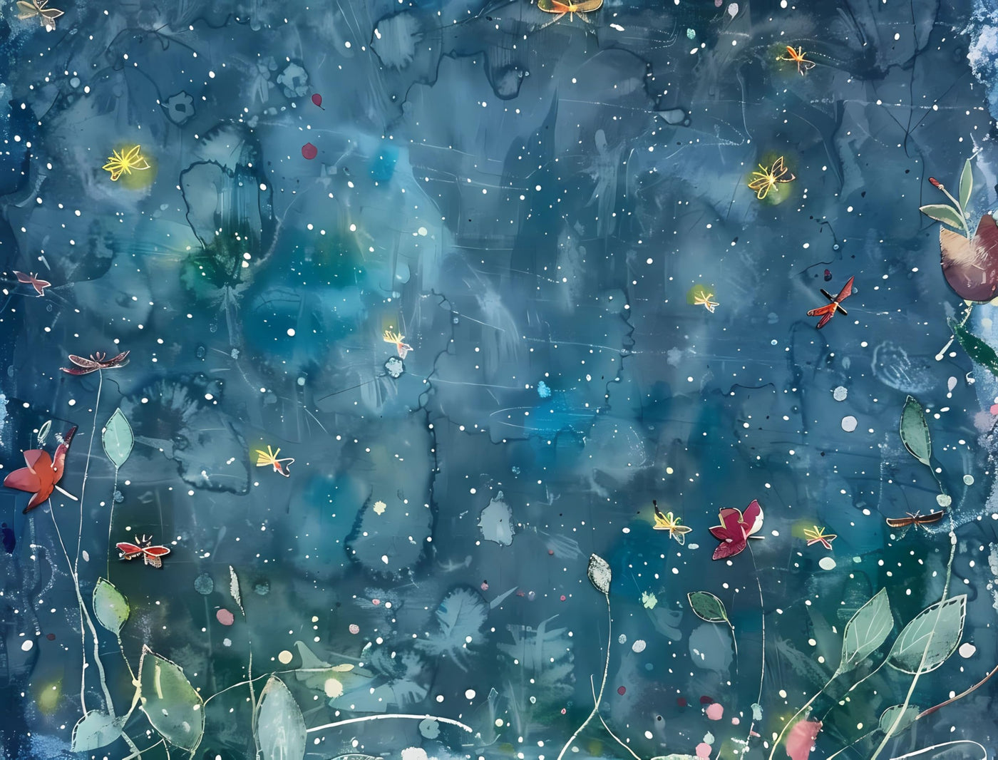 Abstract Flora Rice Papers – Decoupage Paper 6x Designs for Collage, Mixed Media, Card Making & Crafts, Decoupage by CRAFT KREATIVELY