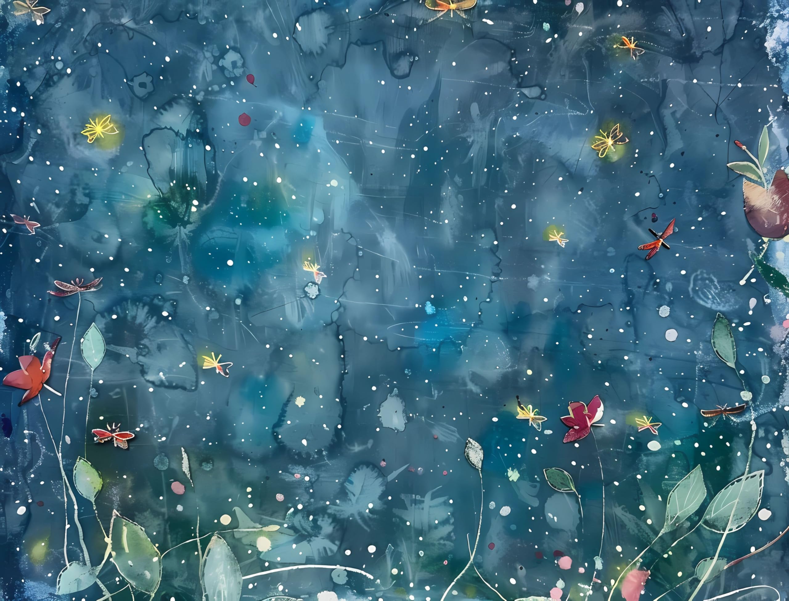 Abstract Flora Rice Papers – Decoupage Paper 6x Designs for Collage, Mixed Media, Card Making & Crafts, Decoupage by CRAFT KREATIVELY