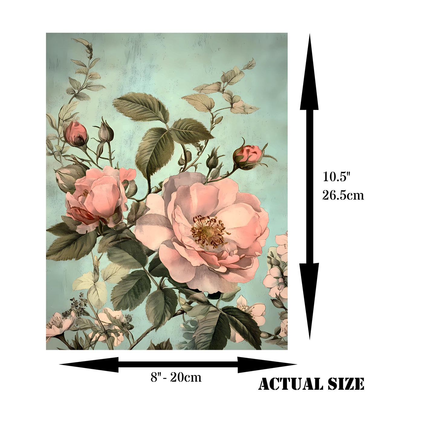 Decoupage Rice Paper, 20 x 26.5cm(6 Sheets) – 6x Decoupage Papers for Collage, Mixed Media, Card Making & Crafts, Decoupage by CRAFT KREATIVELY