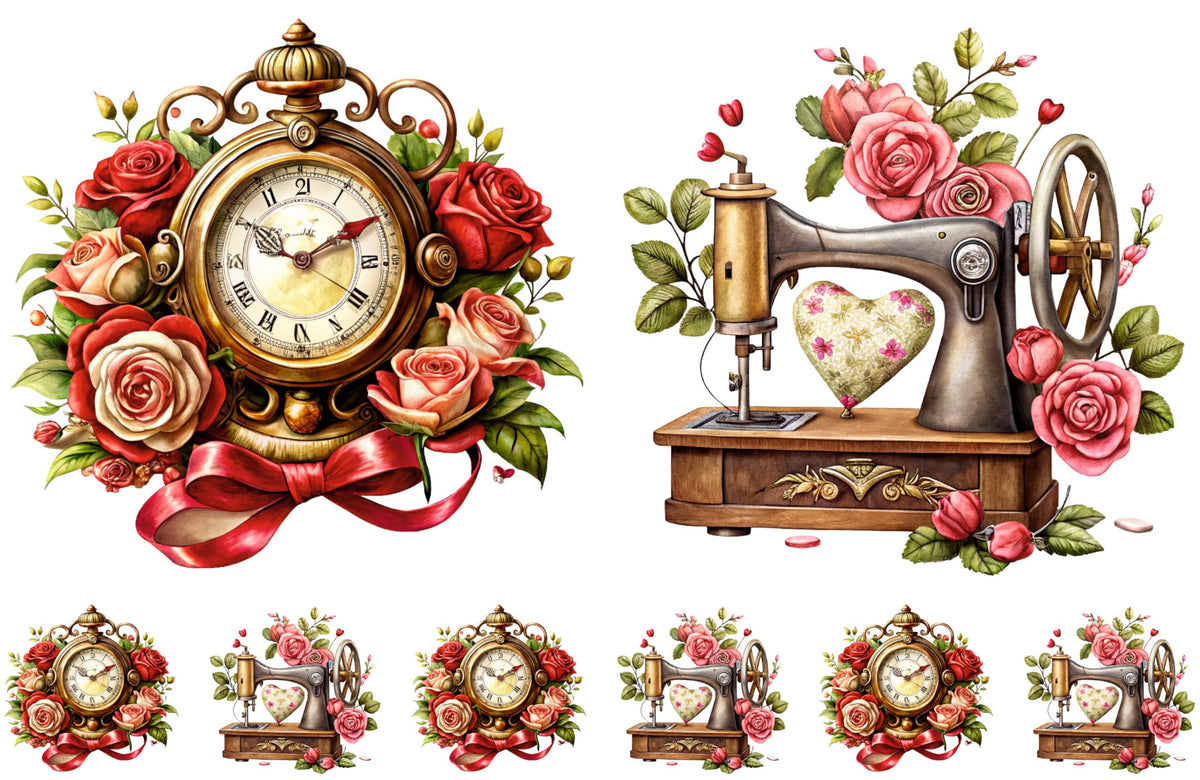 Decoupage Rice Papers - 4 Sheets | 8 Unique Designs | Versatile Christmas Designs for Art Projects & Crafting by CRAFT KREATIVELY