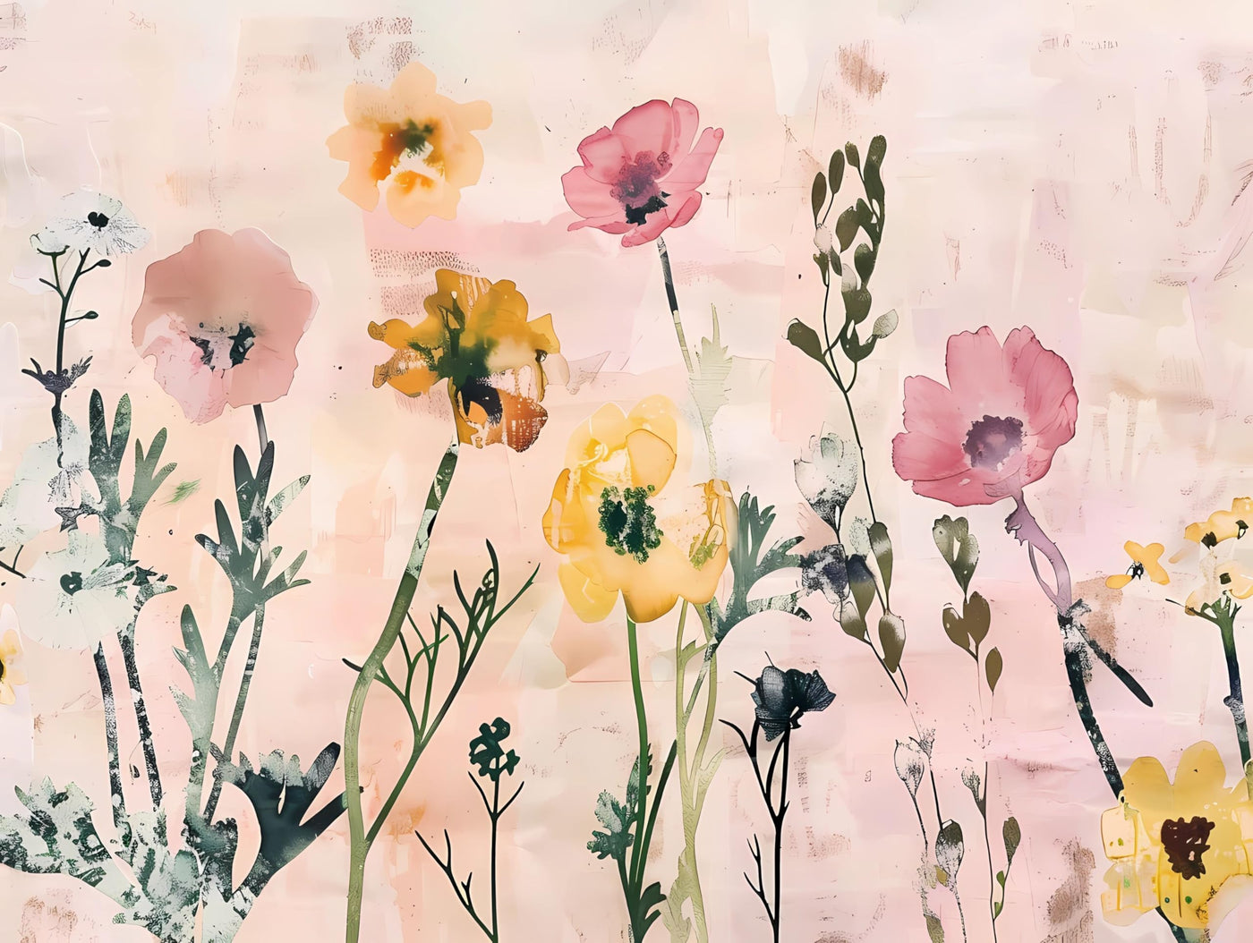 Abstract Flora Rice Papers – Decoupage Paper 6x Designs for Collage, Mixed Media, Card Making & Crafts, Decoupage by CRAFT KREATIVELY