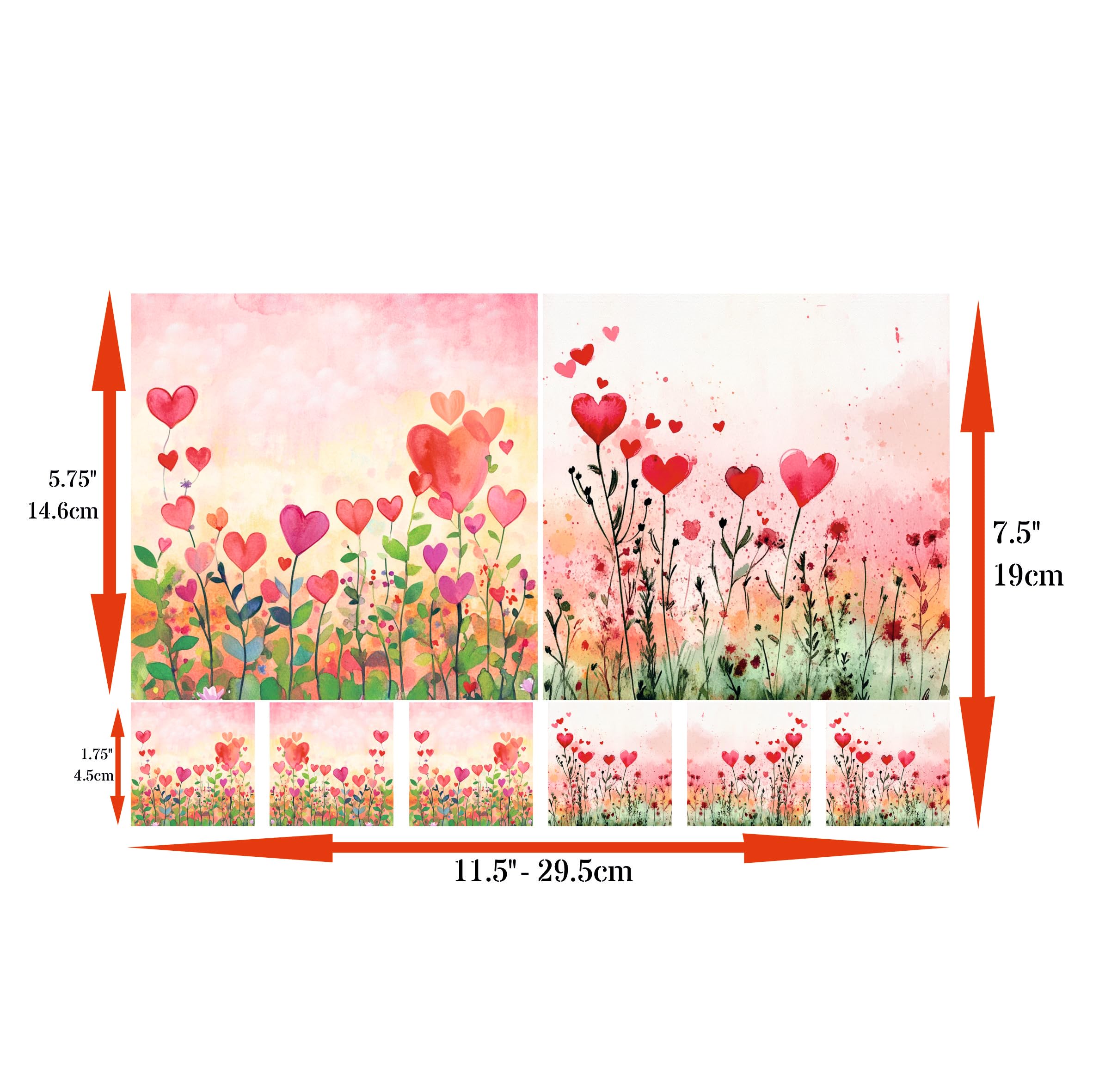 Decoupage Rice Papers - 4 Sheets | 8 Unique Designs | Versatile Christmas Designs for Art Projects & Crafting by CRAFT KREATIVELY