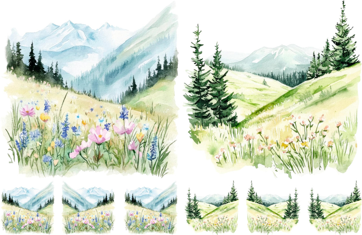 Square Rice Papers – Decoupage Paper Design for Furniture, Mixed Media, Cards & Crafts, Decoupage by CRAFT KREATIVELY