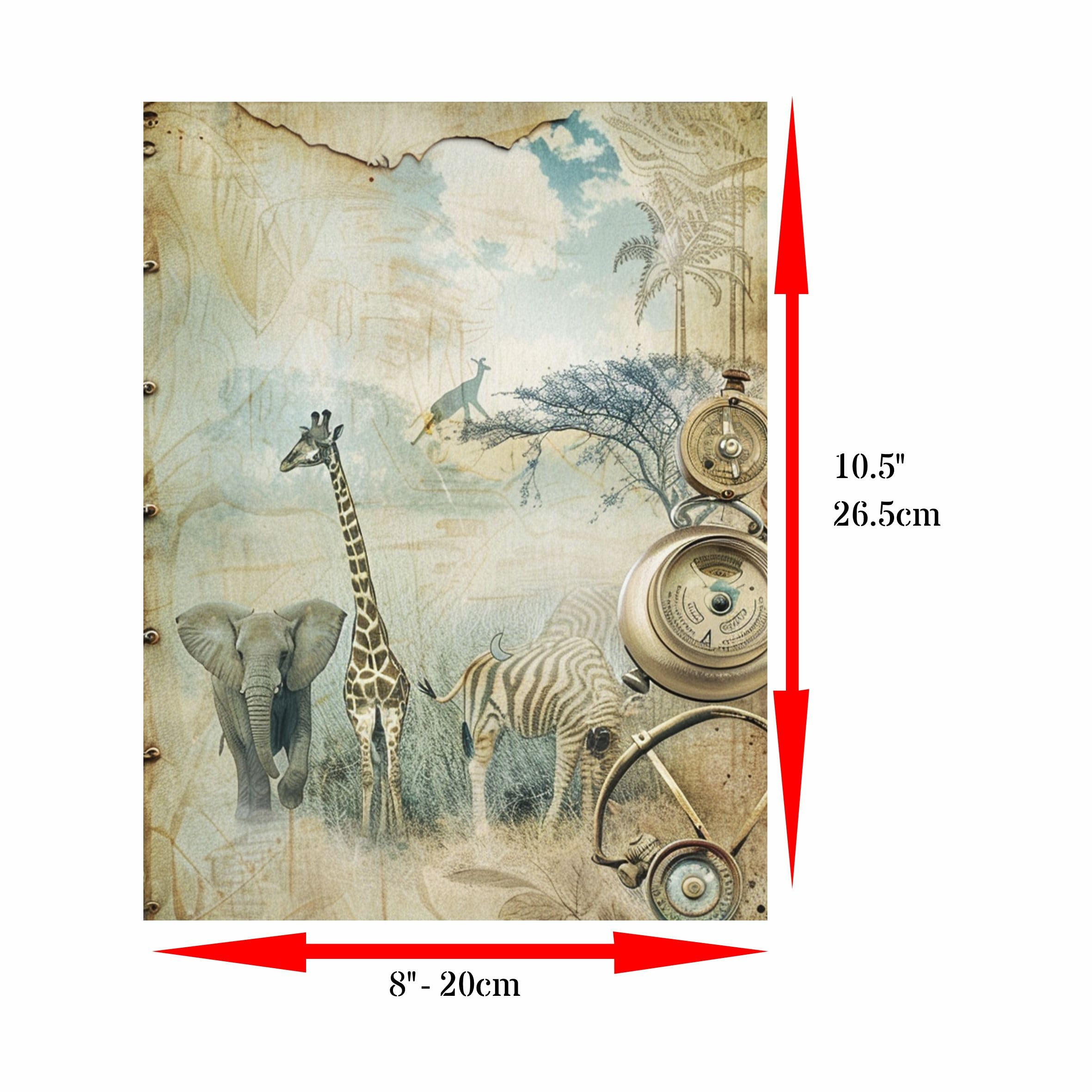 Decoupage Rice Paper, 20 x 26.5cm(6 Sheets) – 6x Decoupage Papers for Collage, Mixed Media, Card Making & Crafts, Decoupage by CRAFT KREATIVELY
