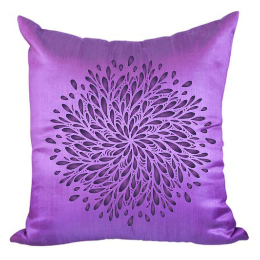 Stylized Mum Stencil, 25.40 x 25.40 cm (M) - Stencil Company Original Flower Chrysanthemum Mandala Graphic Design
