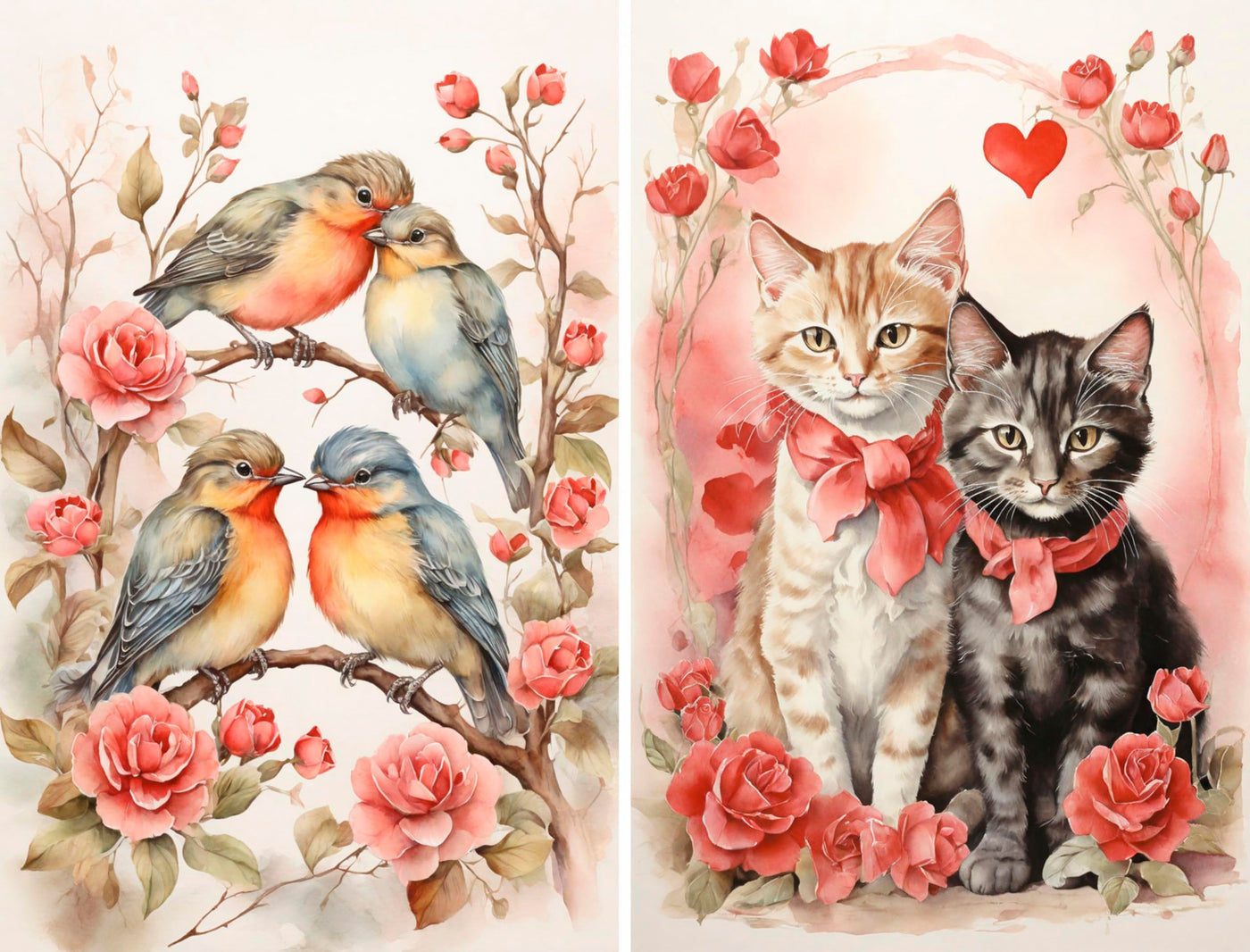 Decoupage Rice Papers - 6 Pieces | 6 Unique Designs | Versatile Decoupage Designs for Art Projects & Crafting by CRAFT KREATIVELY