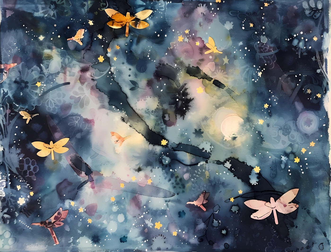 Abstract Flora Rice Papers – Decoupage Paper 6x Designs for Collage, Mixed Media, Card Making & Crafts, Decoupage by CRAFT KREATIVELY