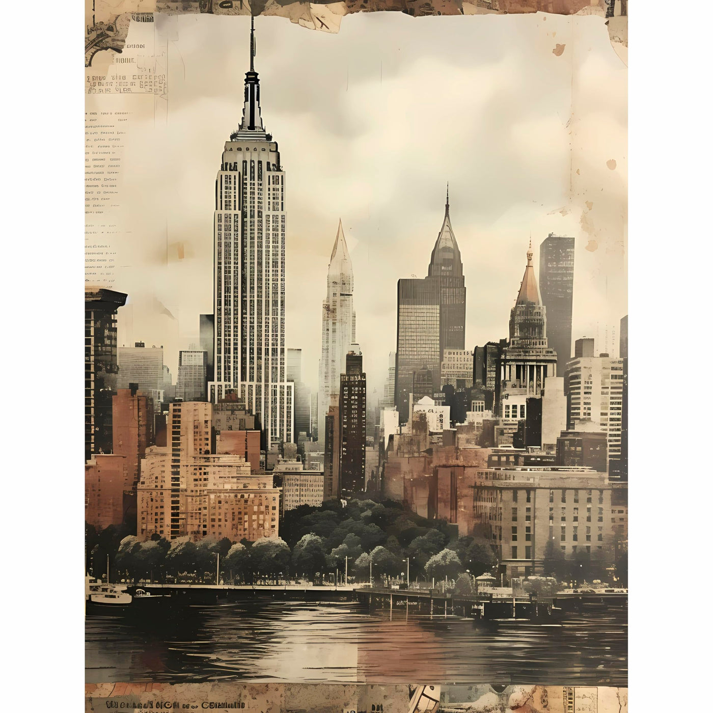 Decoupage Rice Paper, 20 x 26.5cm(6 Sheets) – 6x Decoupage Papers for Collage, Mixed Media, Card Making & Crafts, Decoupage by CRAFT KREATIVELY