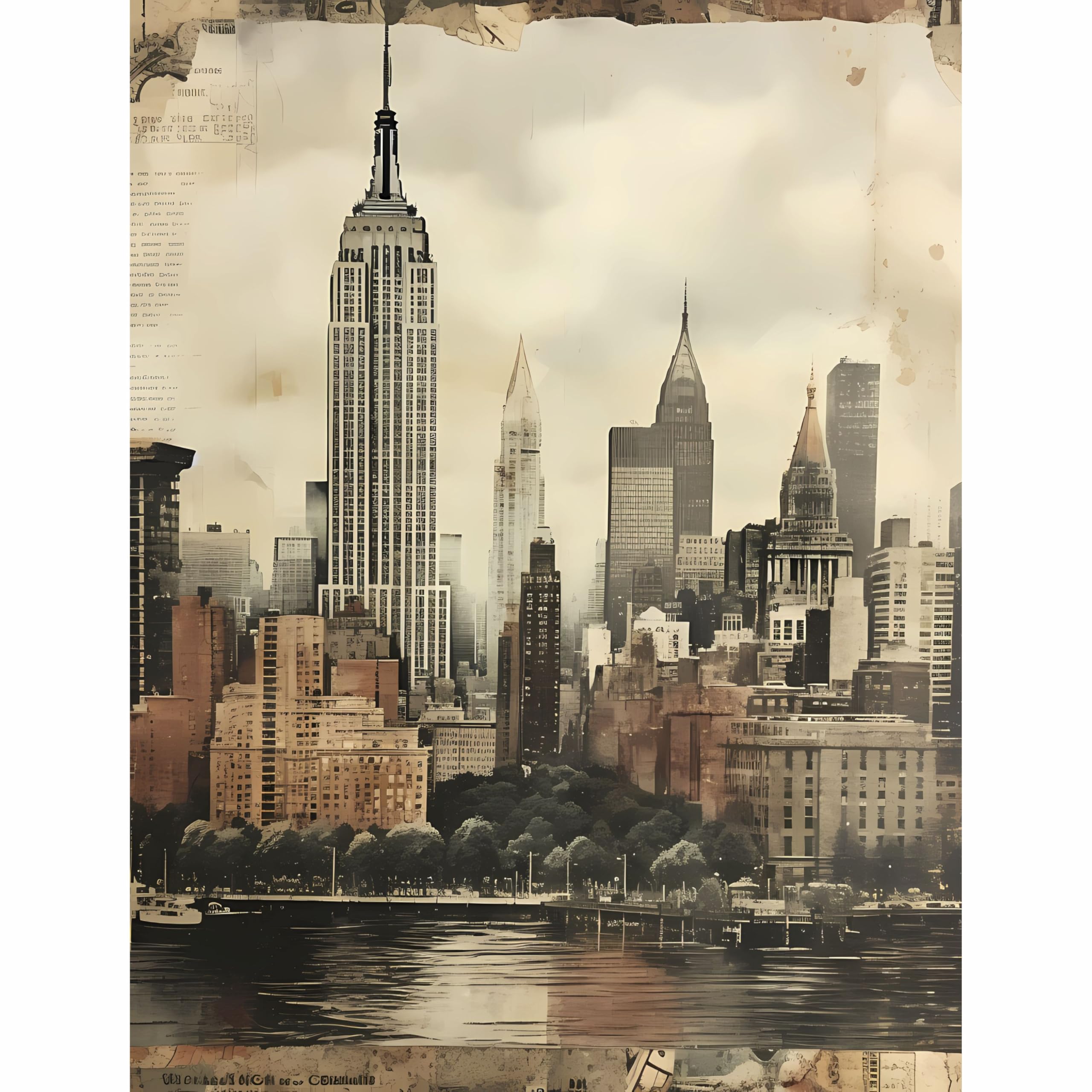 Decoupage Rice Paper, 20 x 26.5cm(6 Sheets) – 6x Decoupage Papers for Collage, Mixed Media, Card Making & Crafts, Decoupage by CRAFT KREATIVELY