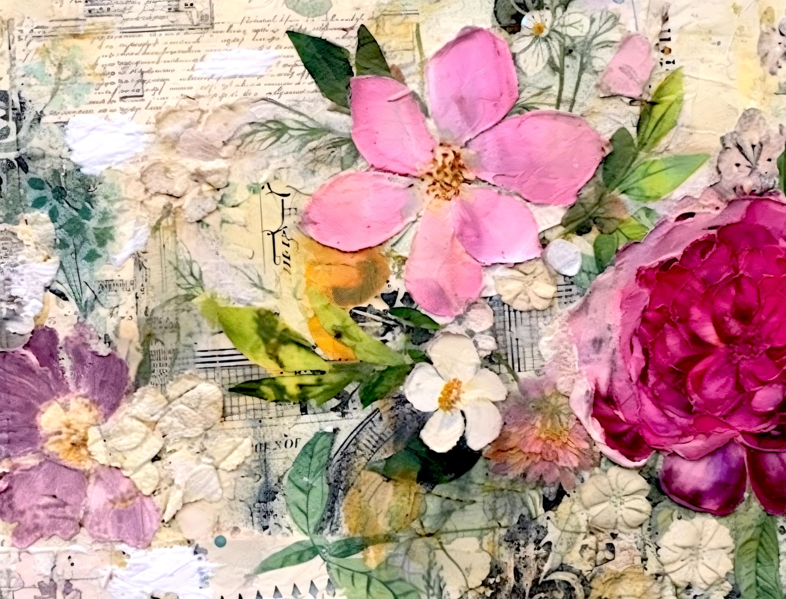 Decoupage Rice Papers - 6 Pieces | 6 Unique Designs | Versatile Decoupage Designs for Art Projects & Crafting by CRAFT KREATIVELY