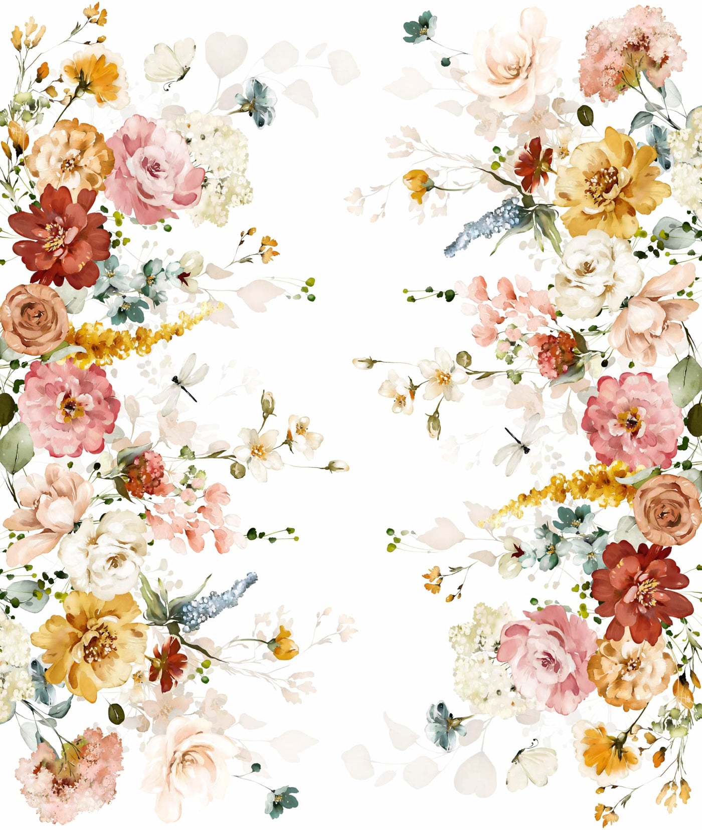Decoupage Rice Paper (4 pc) - Decoupage Border for Walls, Furniture & Crafts, Decoupage by CRAFT KREATIVELY