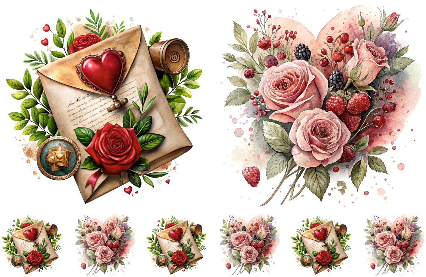 Decoupage Rice Papers - 4 Sheets | 8 Unique Designs | Versatile Christmas Designs for Art Projects & Crafting by CRAFT KREATIVELY