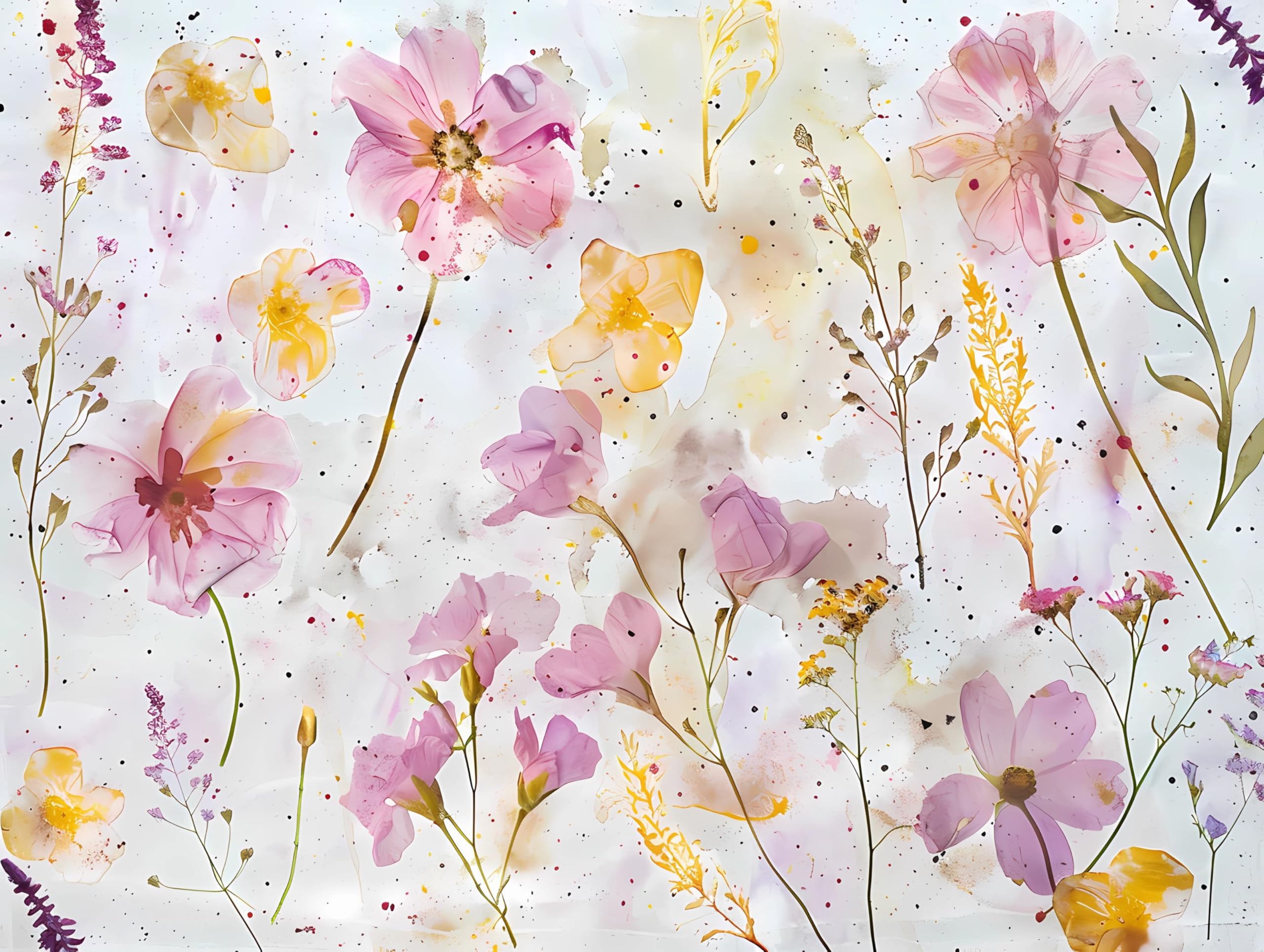 Abstract Flora Rice Papers – Decoupage Paper 6x Designs for Collage, Mixed Media, Card Making & Crafts, Decoupage by CRAFT KREATIVELY