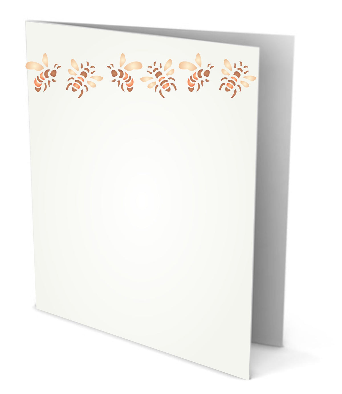 Bee Stencil, 16.51 x 3.18 cm - Insect Bug Bees Border