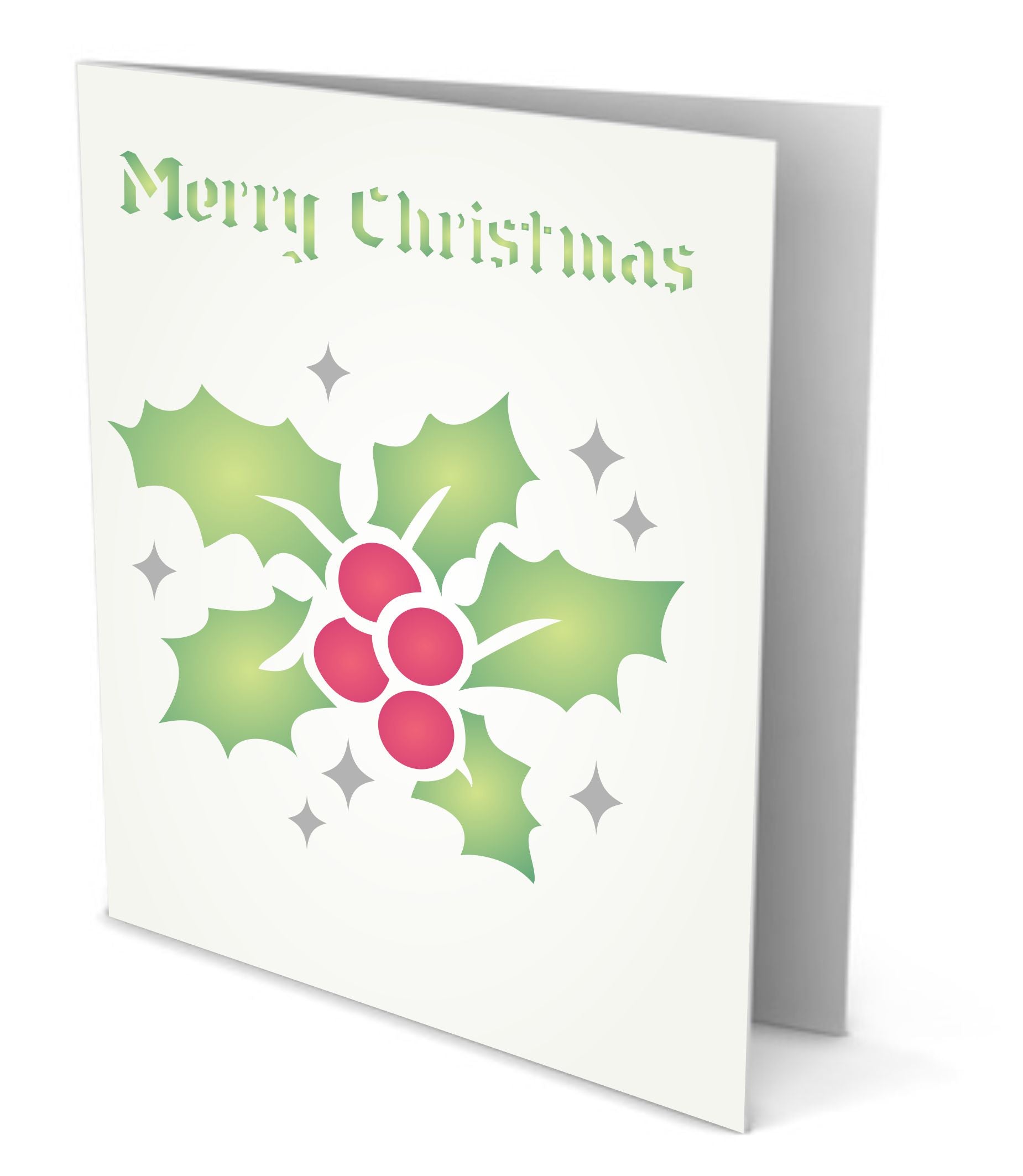 Christmas Holly - Scrapbooking Decor & Card