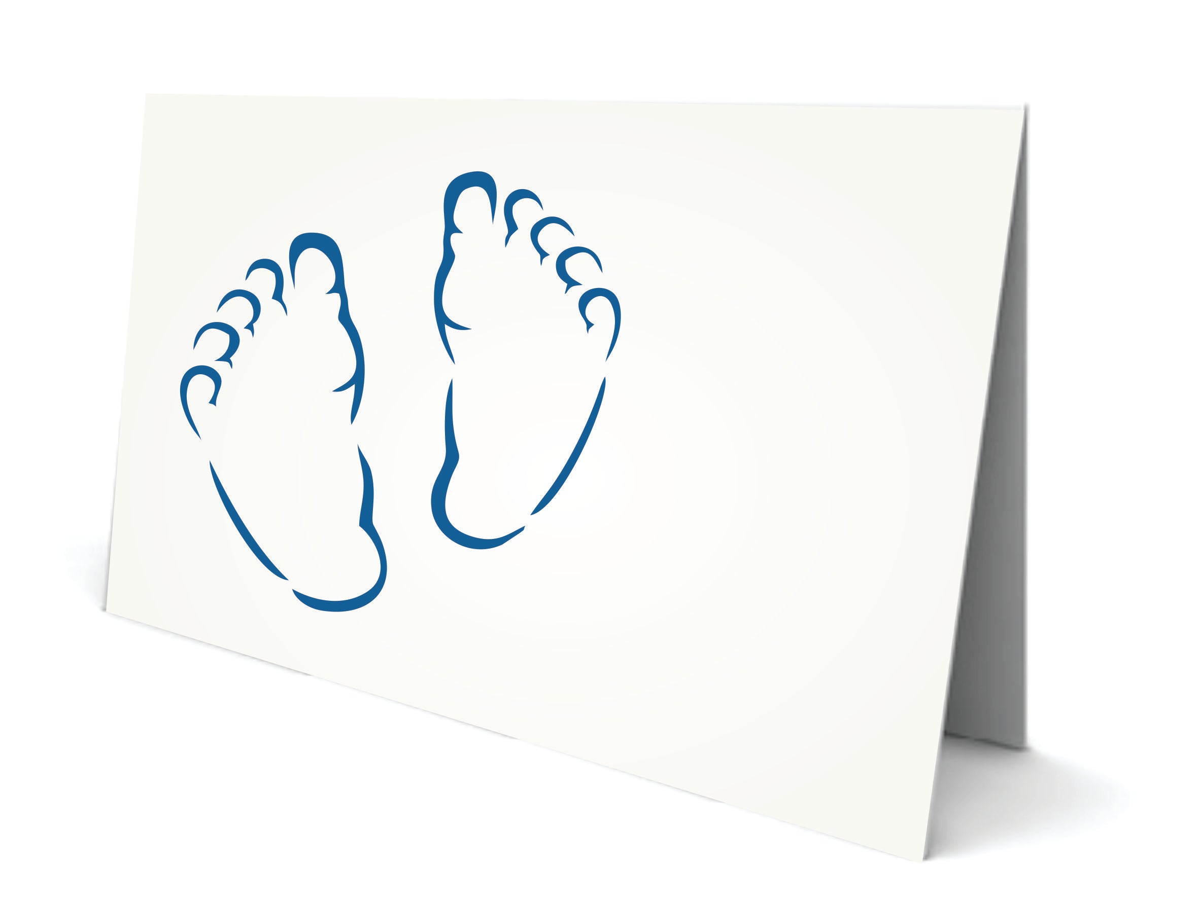 Baby Feet Stencil - Newborn Babies Foot Print New Born