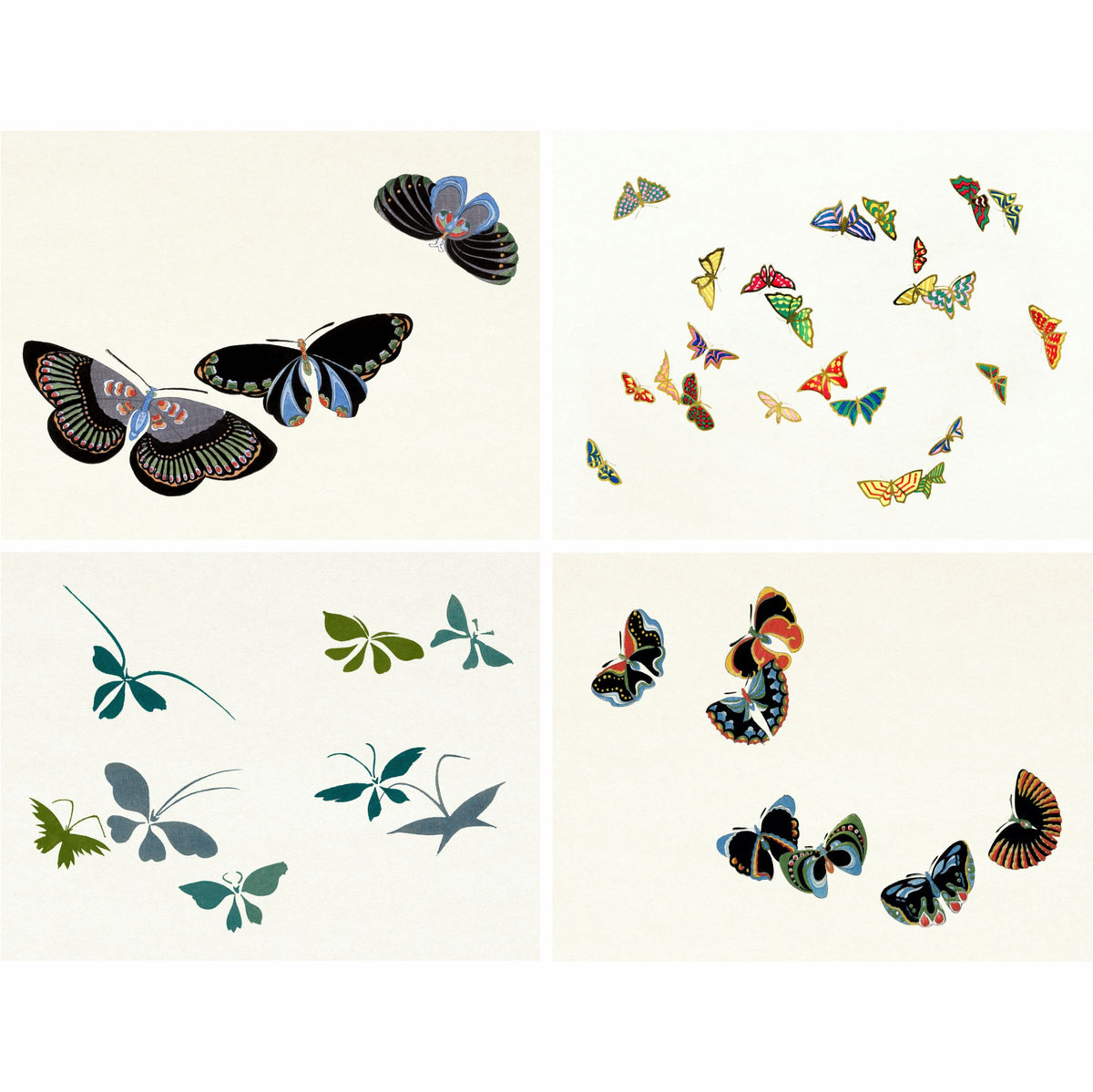 Vintage Butterflies Rice Paper, 20.32 x 26.67 cm - for Decoupage Furniture Crafts