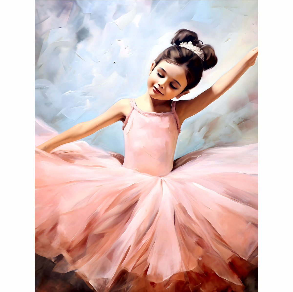 Little Ballerinas Rice Paper, 20.32 x 26.67 cm - for Decoupage Furniture Crafts