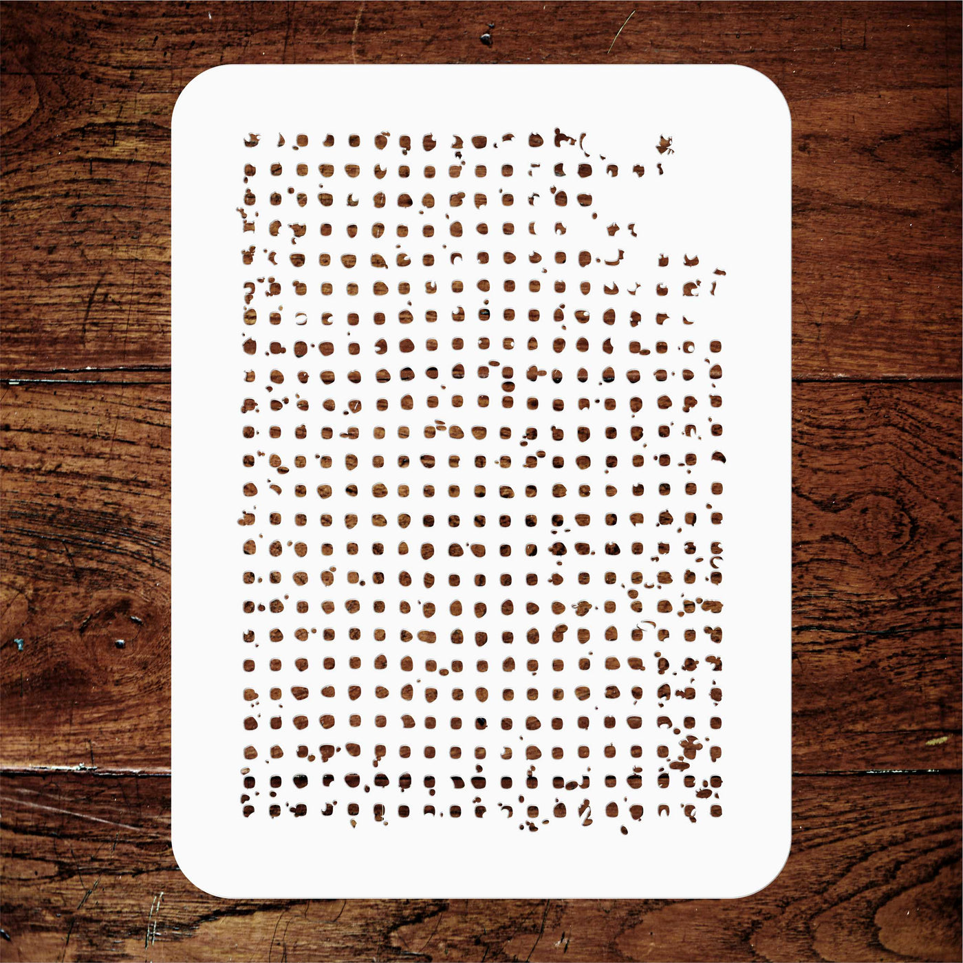 Grunge Dots Layering Stencil, 4.5 x 6.5 inch - Layering use to add Texture and Design