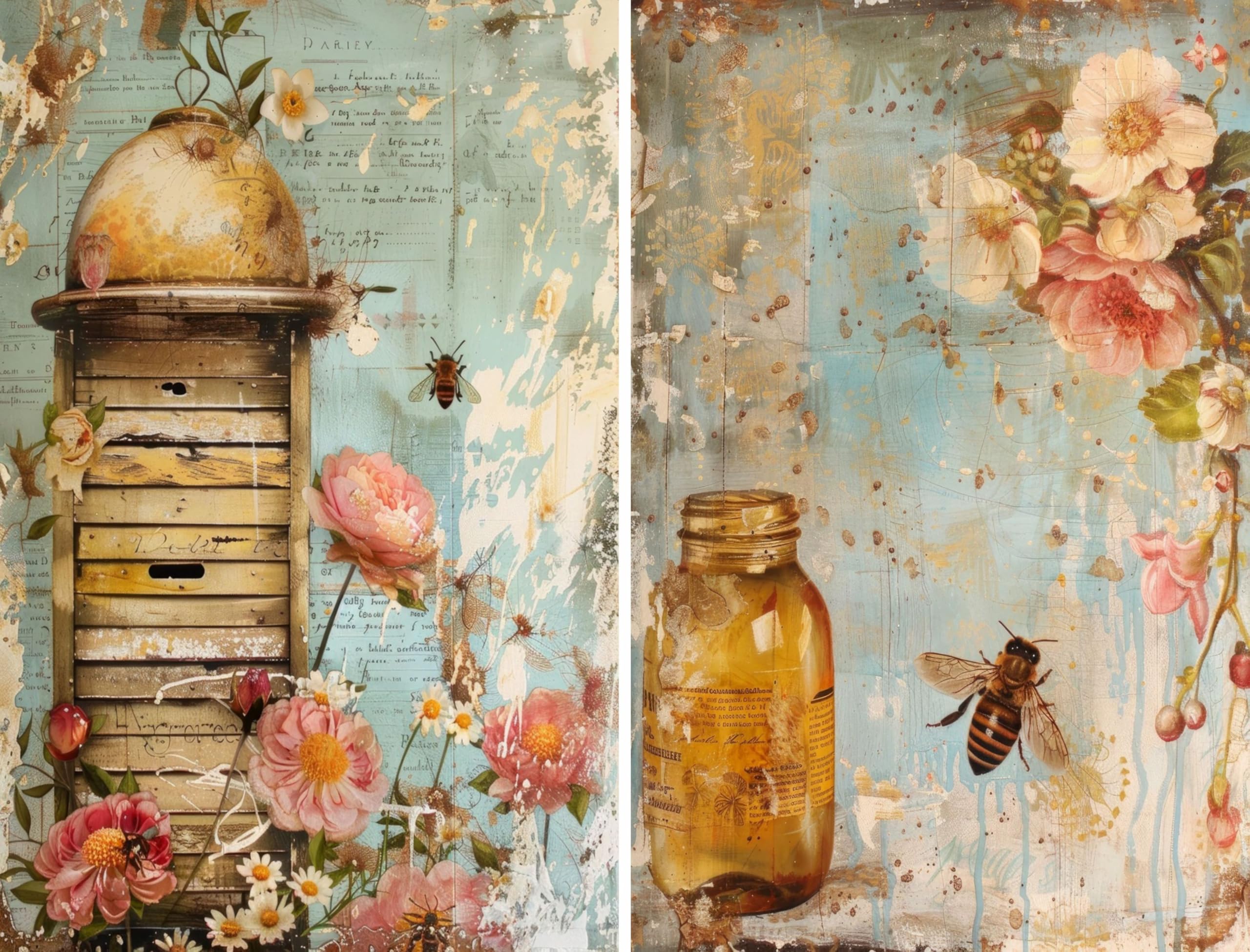 Decoupage Rice Papers - 6 Pieces | 6 Unique Designs | Versatile Decoupage Designs for Art Projects & Crafting by CRAFT KREATIVELY