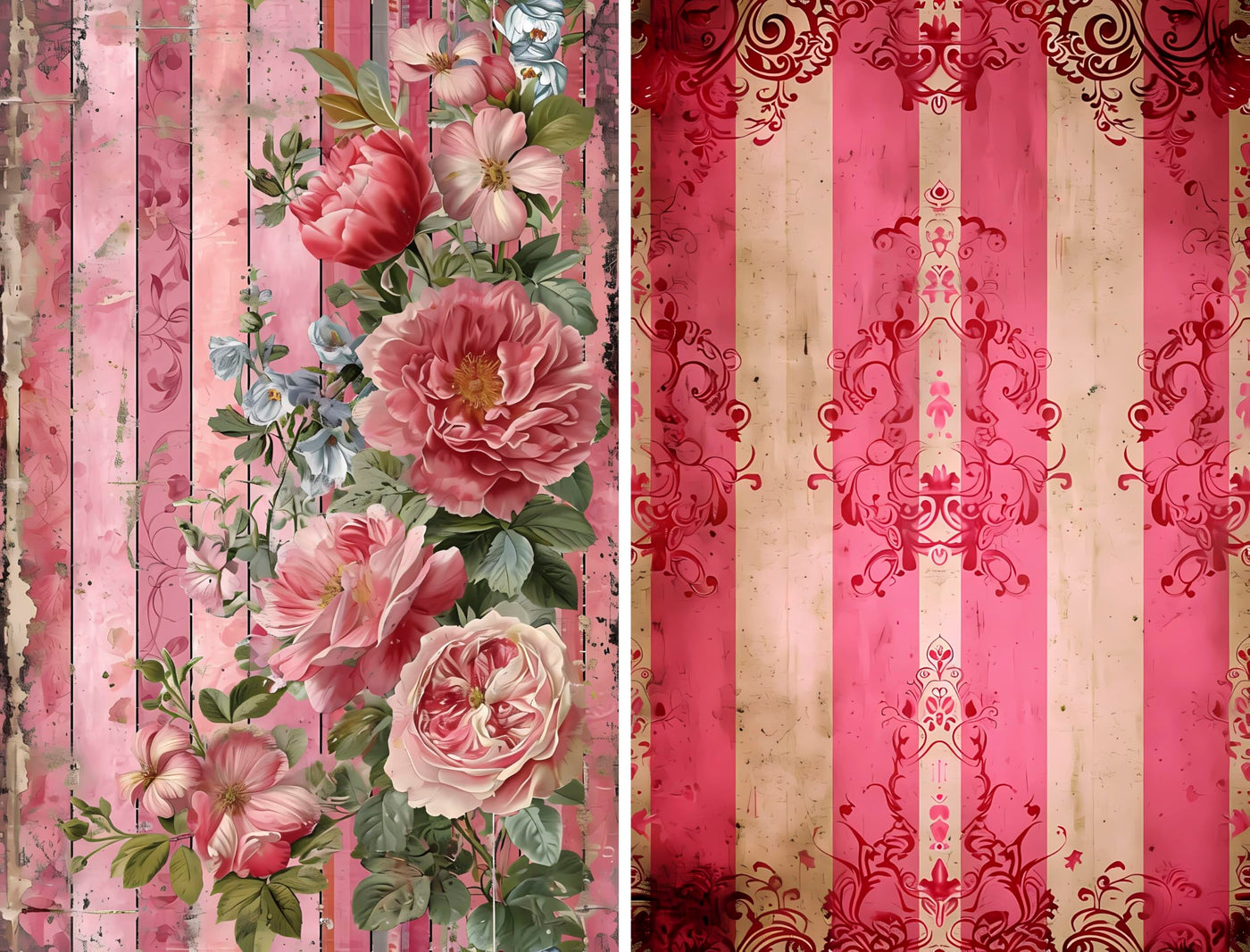 Decoupage Rice Papers - 6 Pieces | 6 Unique Designs | Versatile Decoupage Designs for Art Projects & Crafting by CRAFT KREATIVELY