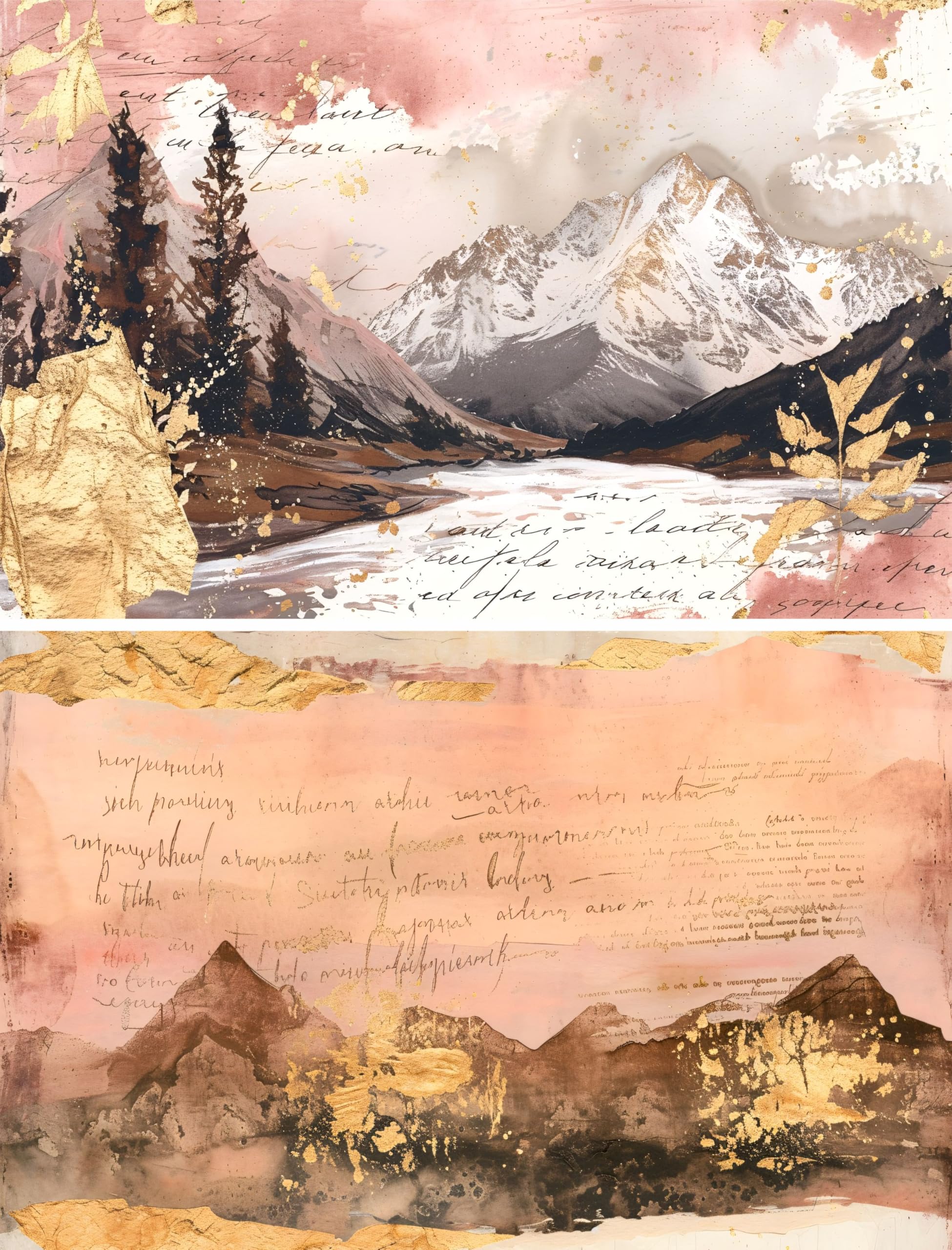 Decoupage Rice Papers - 6 Pieces | 6 Unique Designs | Versatile Decoupage Designs for Art Projects & Crafting by CRAFT KREATIVELY