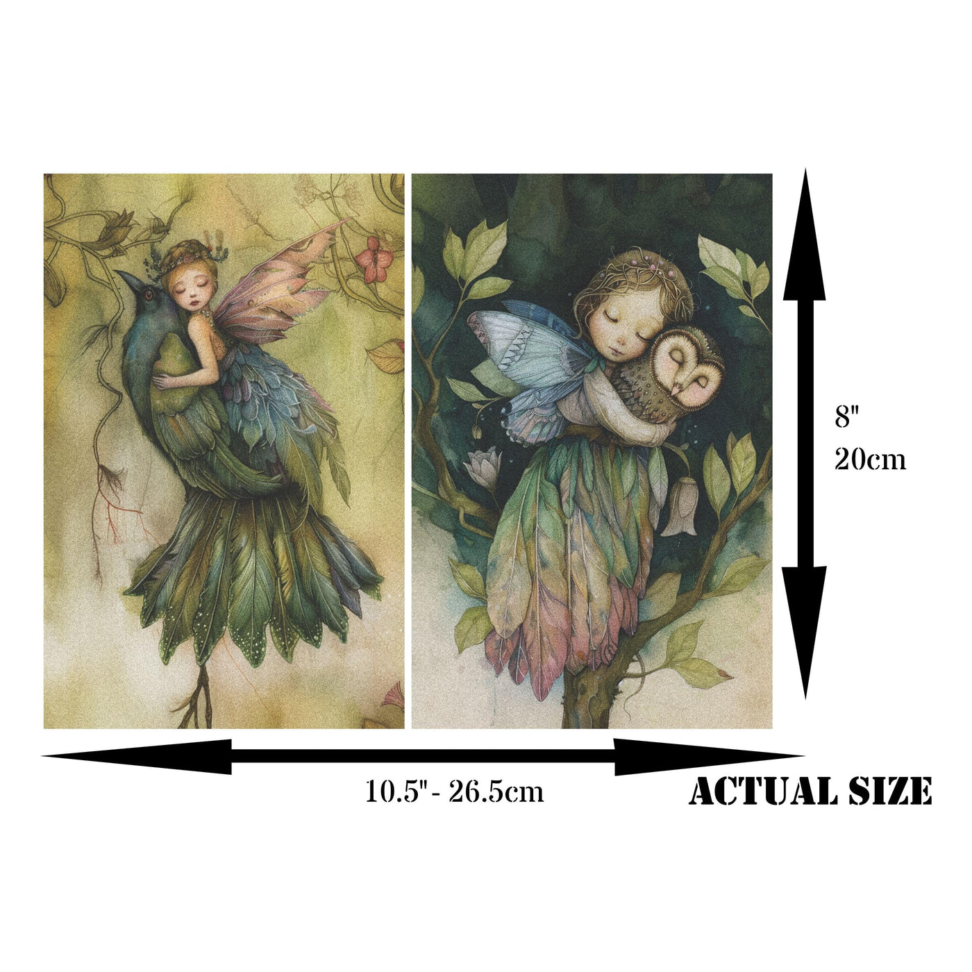 Post Card Rice Paper – for Decoupage Scrapbooking Crafts