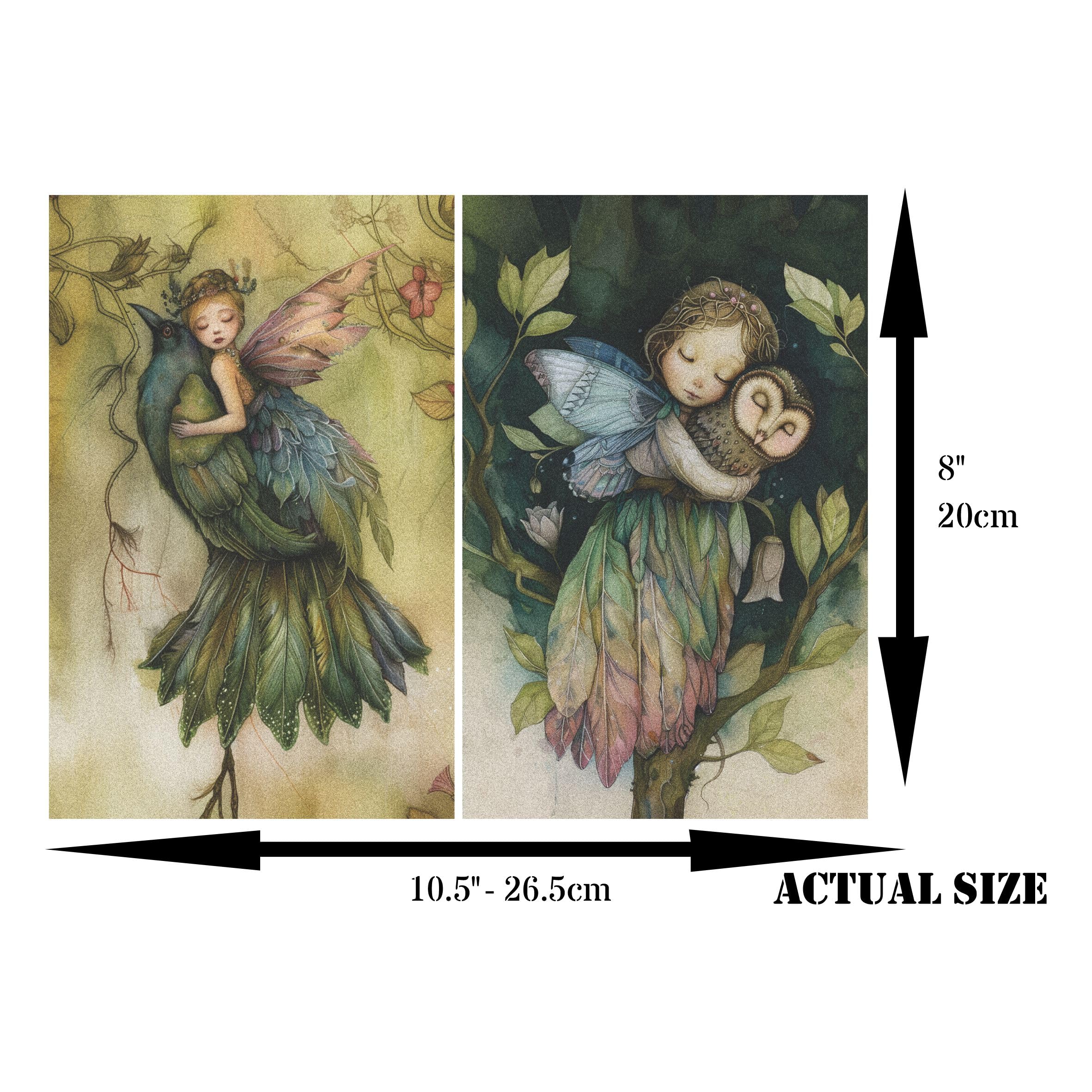 Post Card Rice Paper – for Decoupage Scrapbooking Crafts
