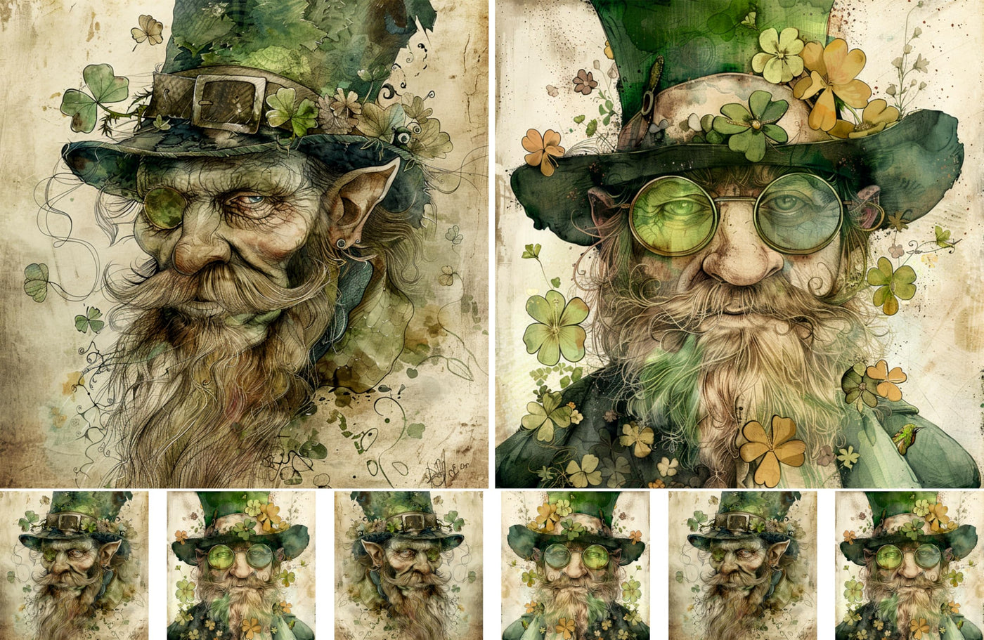 Decoupage Rice Papers - 4 Sheets | 8 Unique Designs | Versatile Christmas Designs for Art Projects & Crafting by CRAFT KREATIVELY