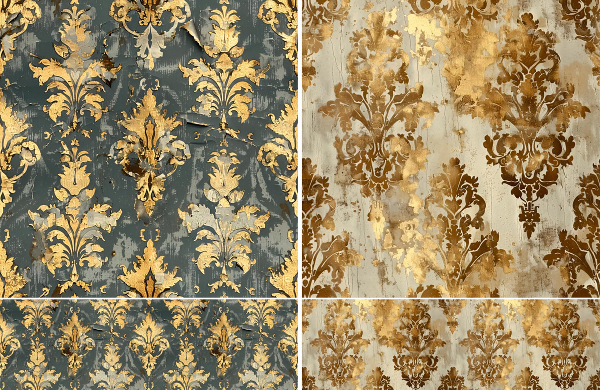 Square Rice Papers – Decoupage Paper Design for Furniture, Mixed Media, Cards & Crafts, Decoupage by CRAFT KREATIVELY